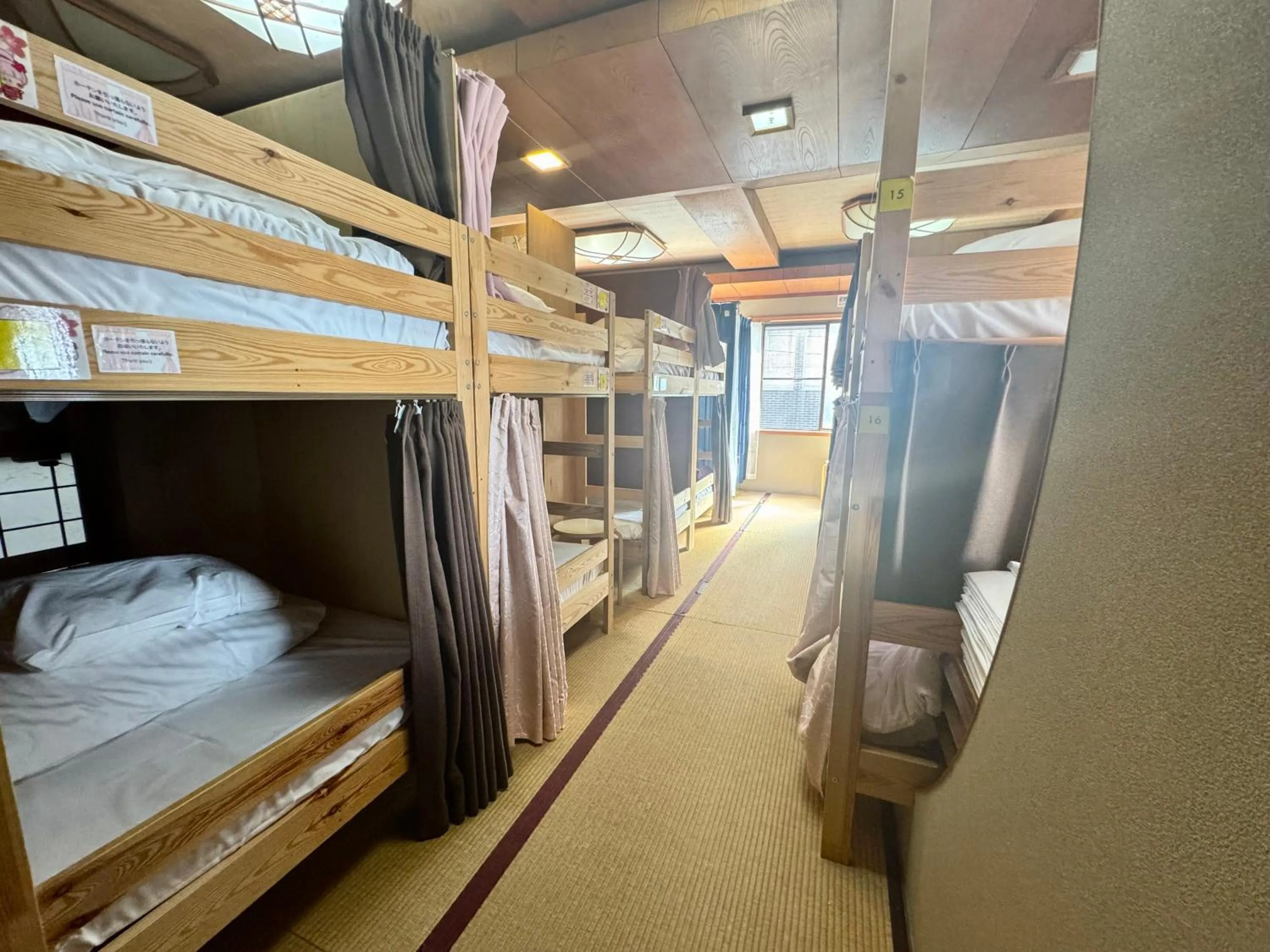 Bed in Osaka Guesthouse Sakura