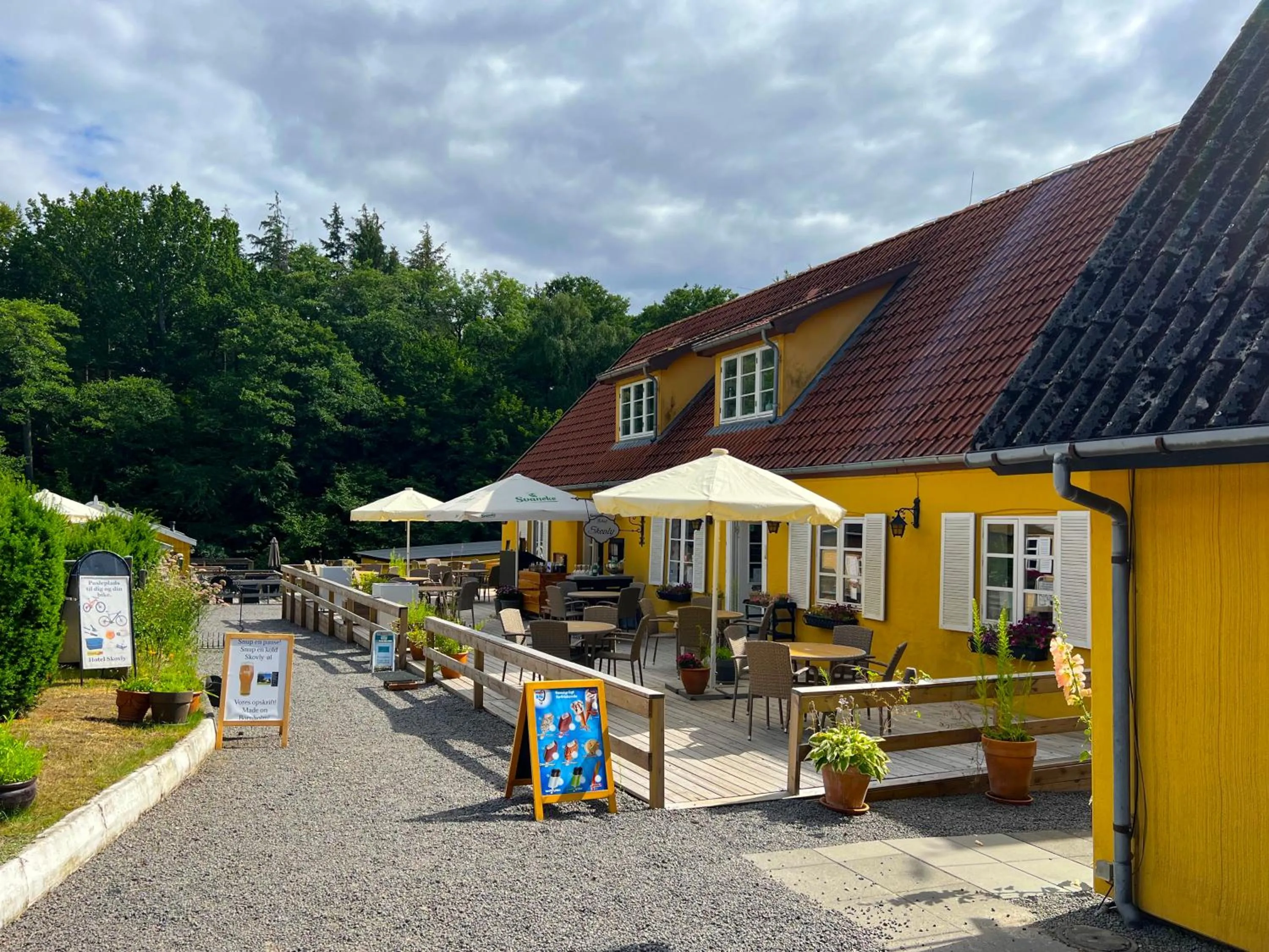 Lobby or reception in Hotel Skovly