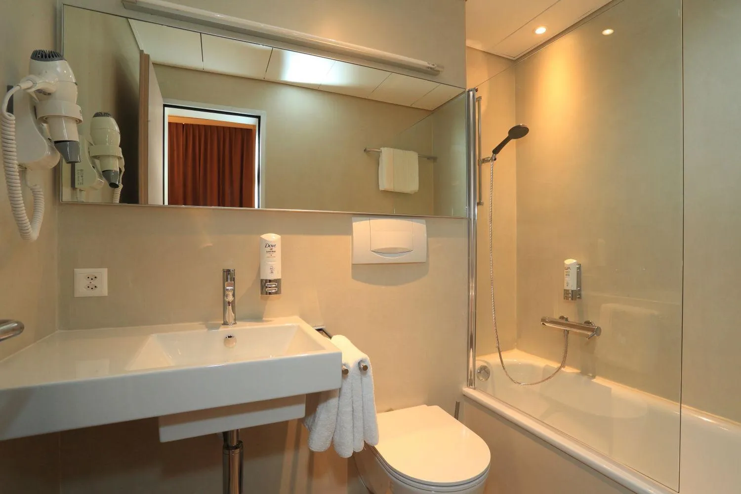 Shower in Hotel Elvezia Ascona