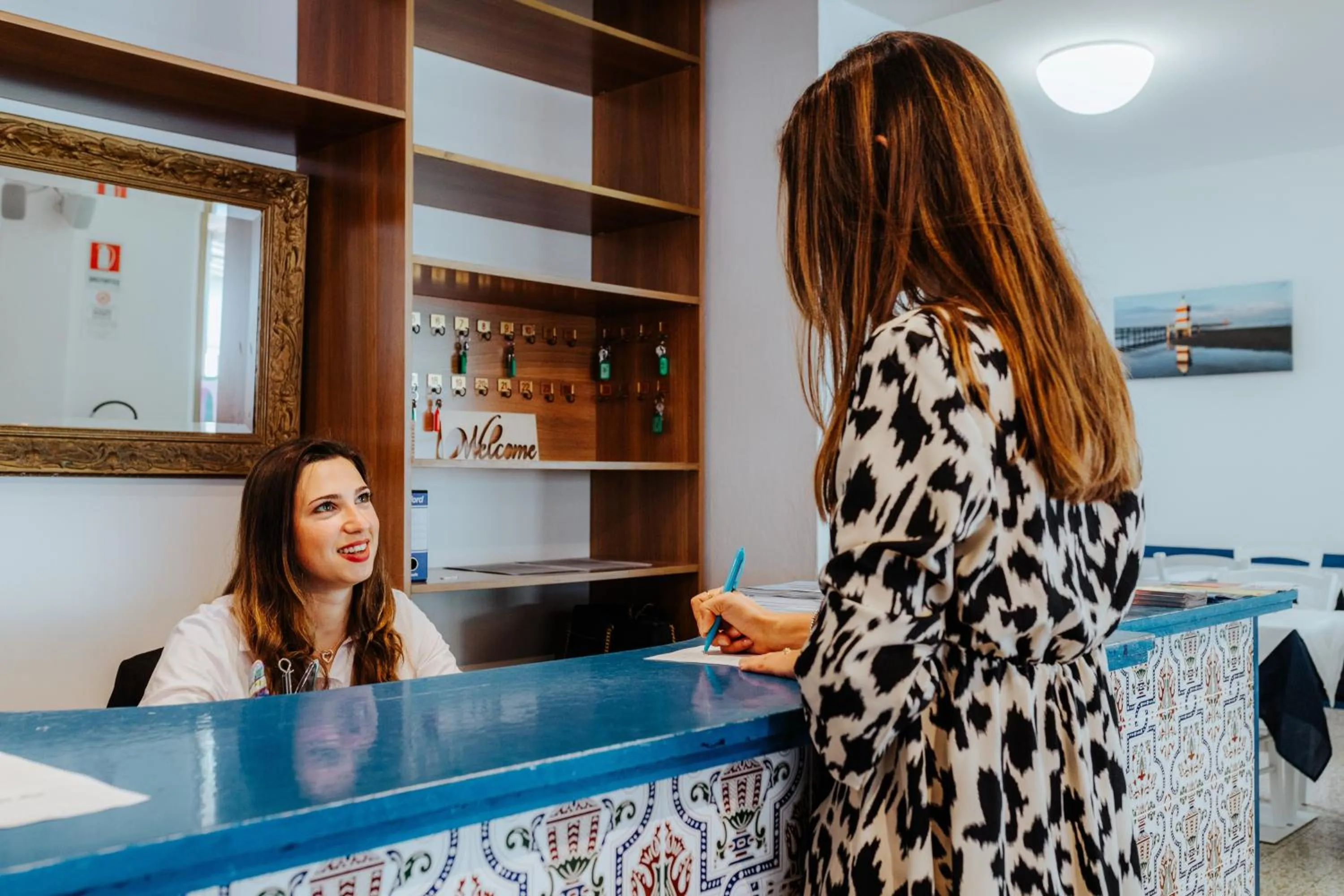 Lobby or reception in Hotel Villa Franca