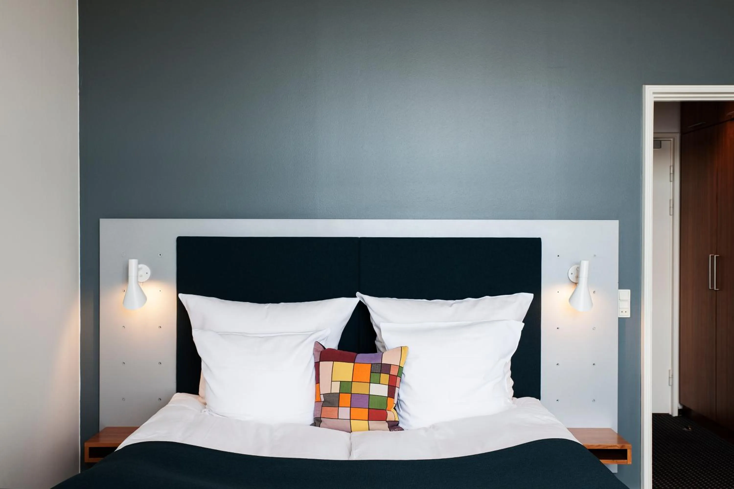 Bed in Hotel Koldingfjord