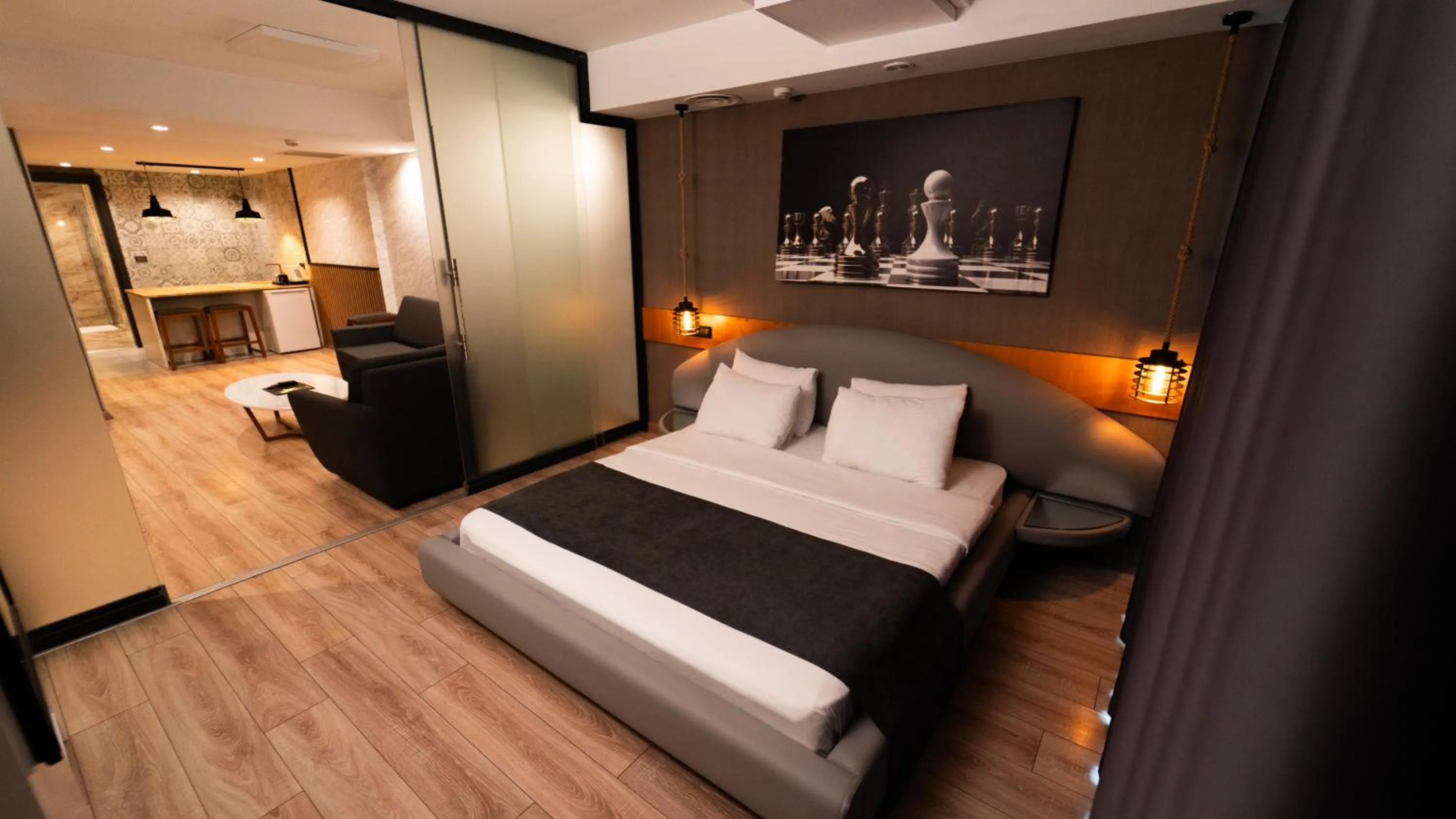 Bed in Mas Suites Nisantasi