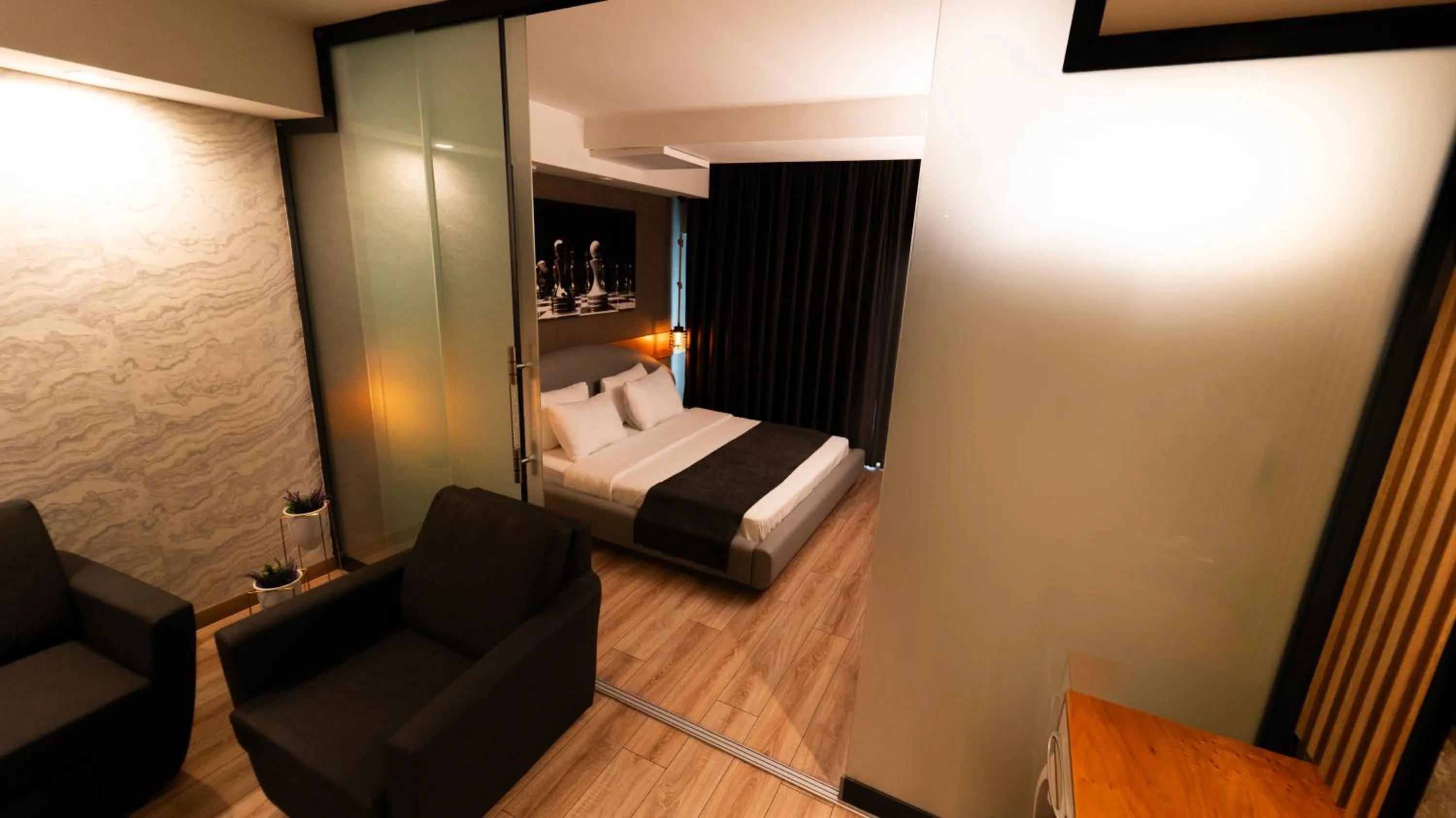 Bed in Mas Suites Nisantasi