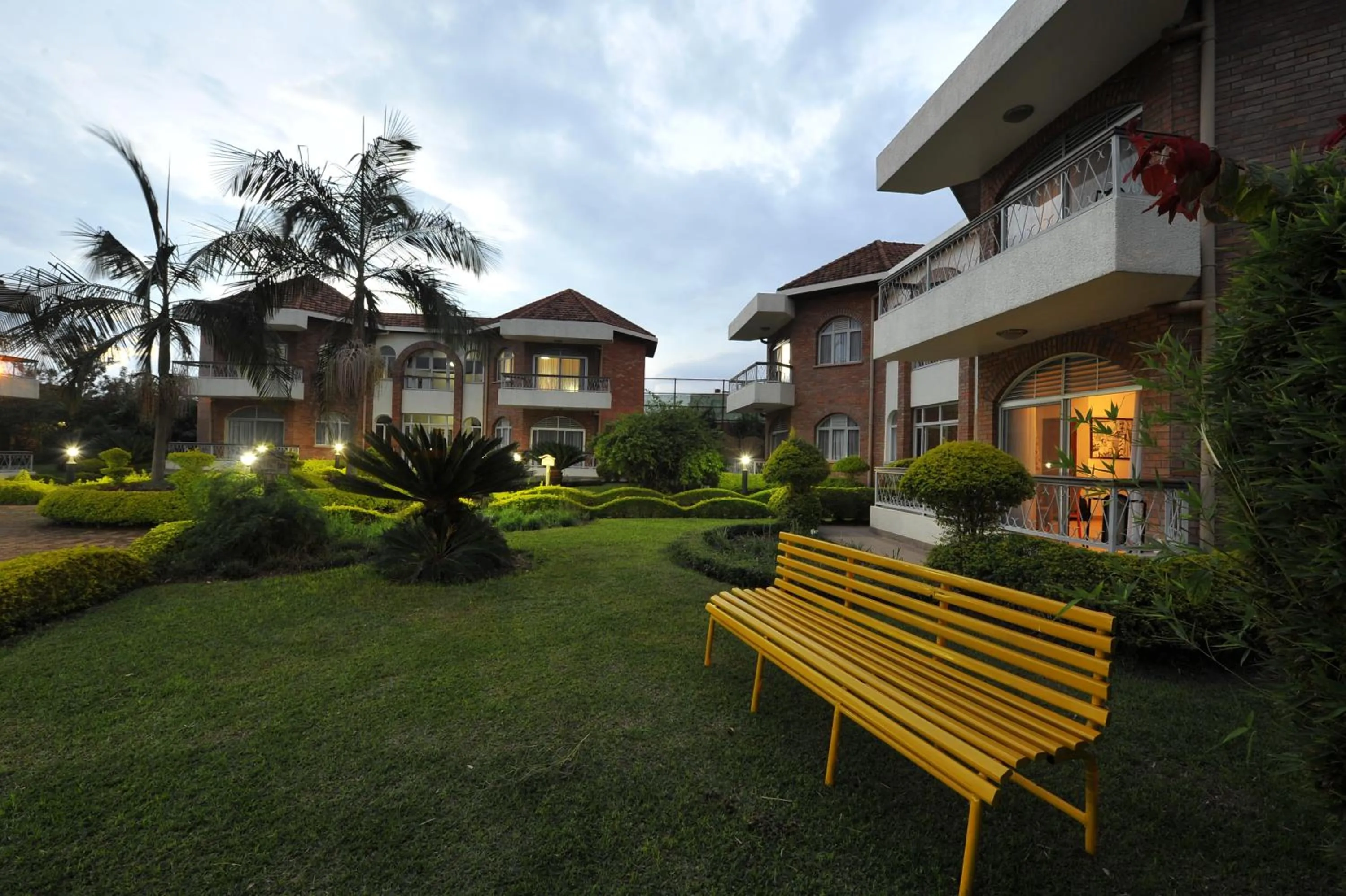 Property building in Hotel Chez Lando