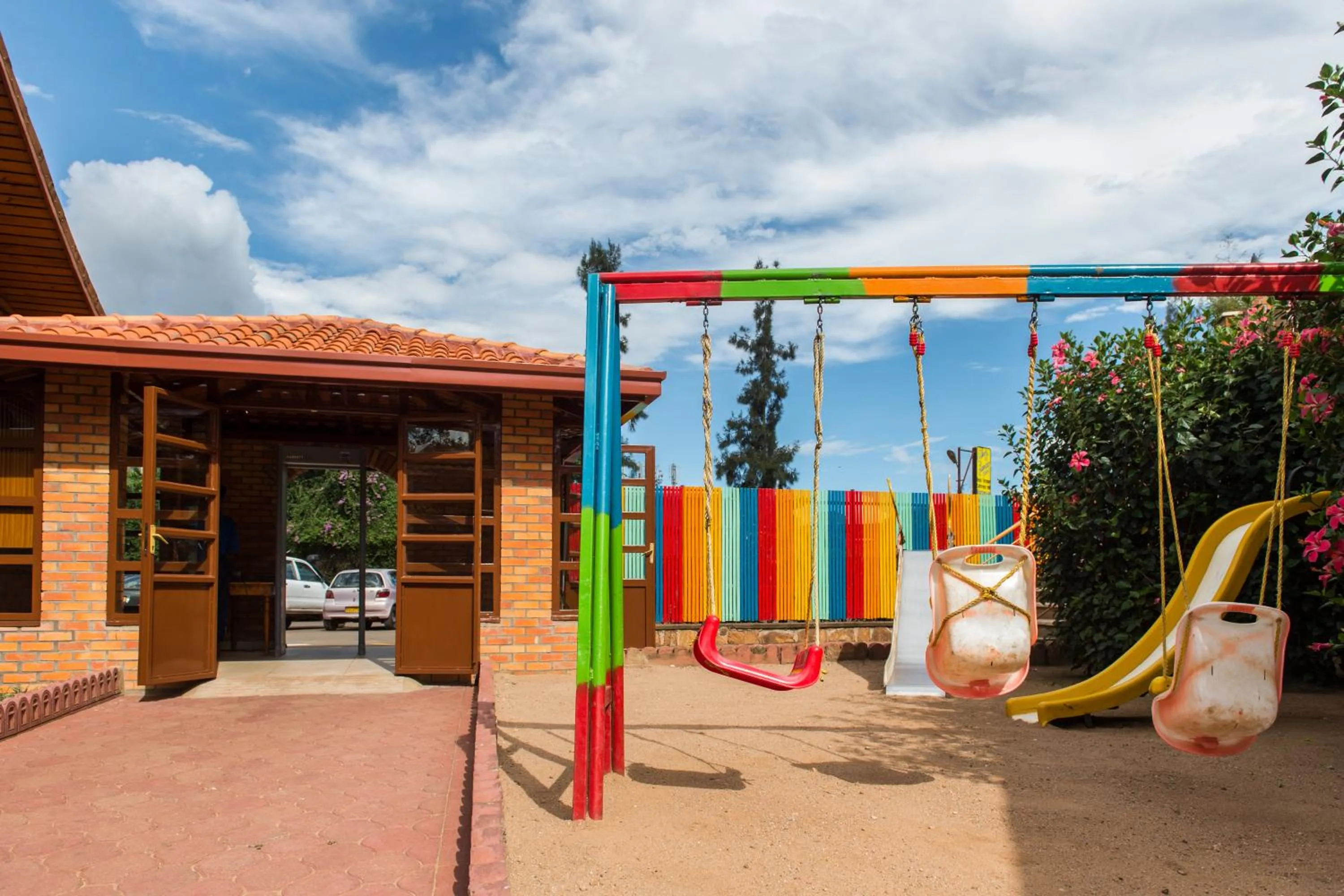 Children play ground in Hotel Chez Lando