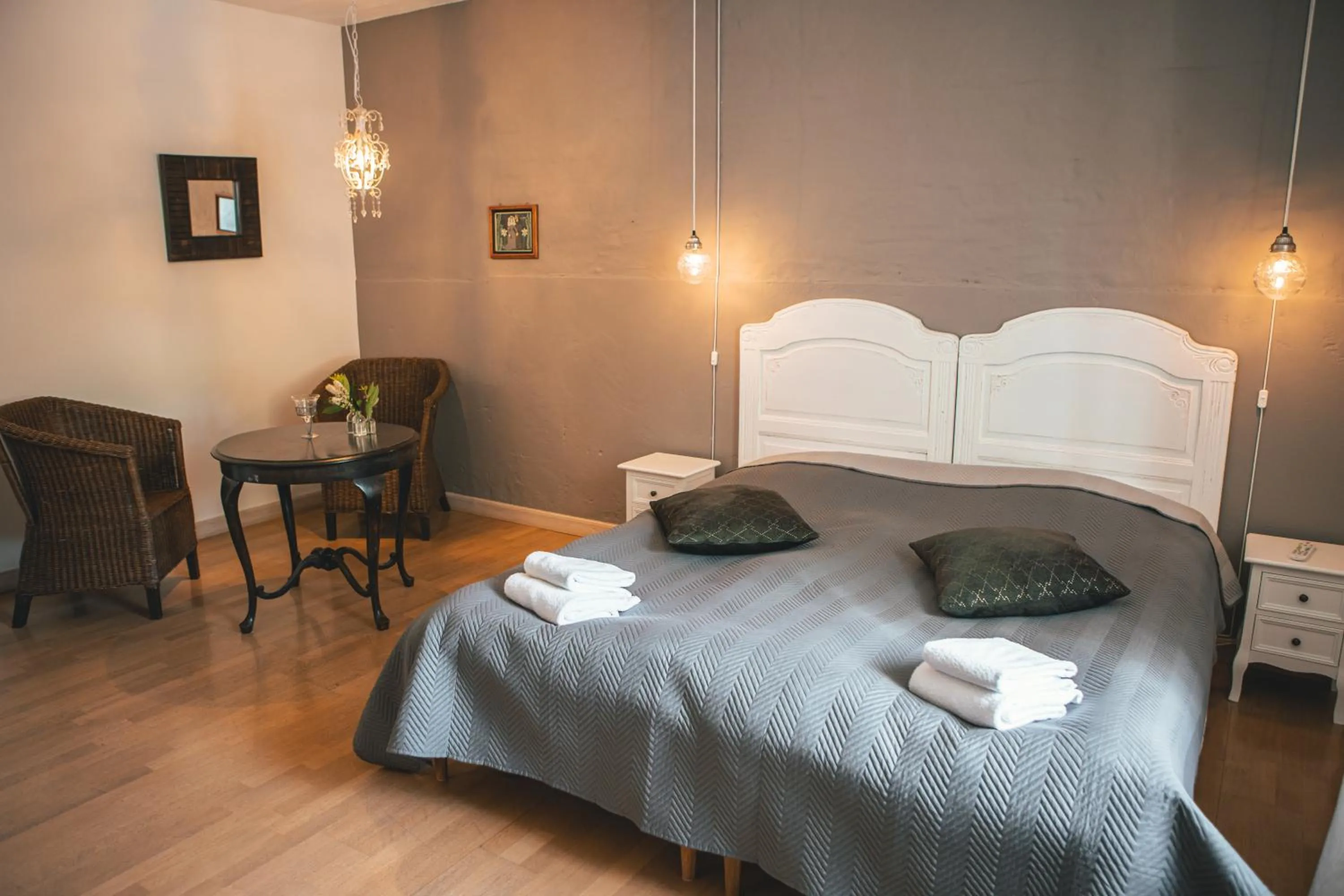 Bed in Sonnerupgaard Hotel & Konference