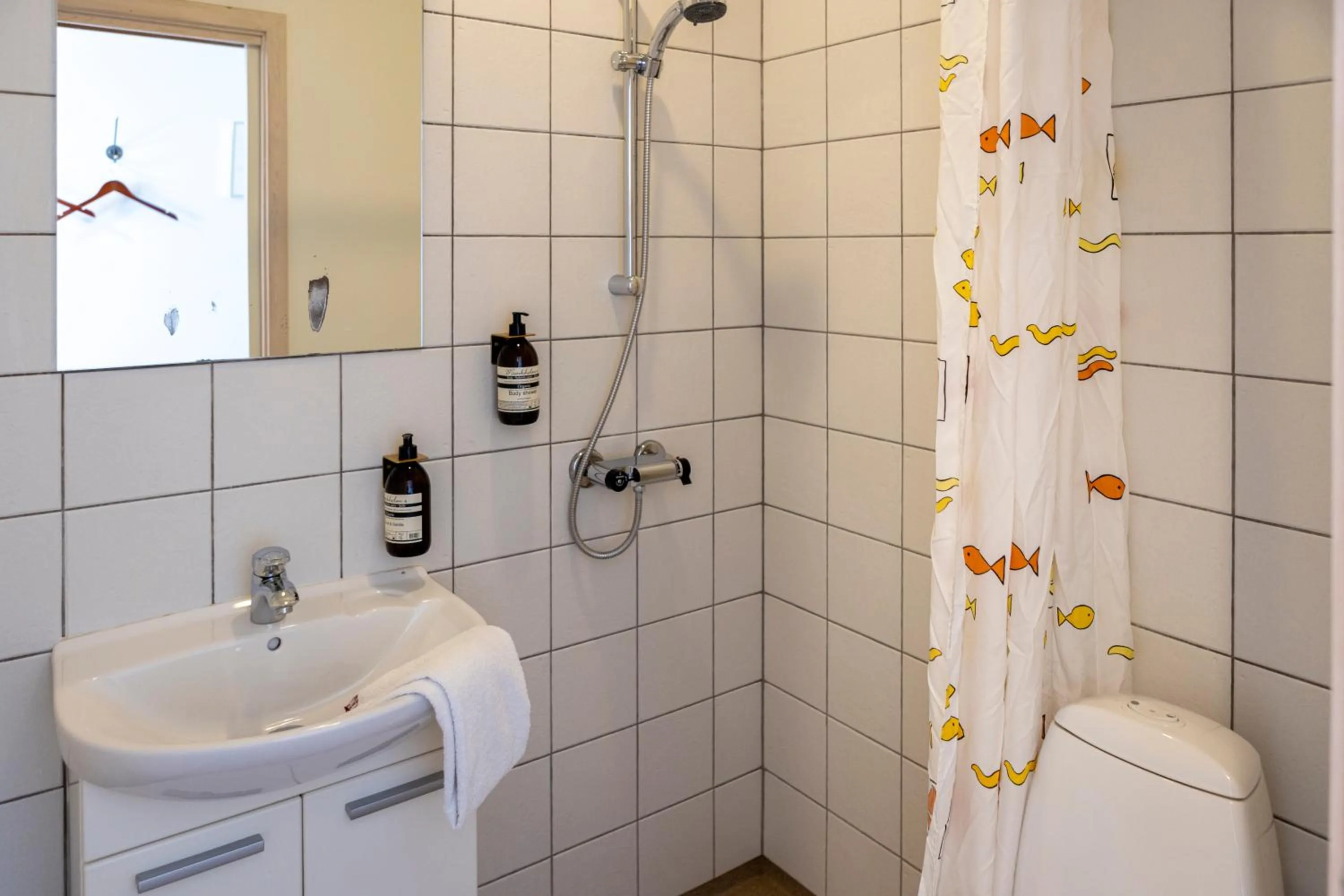 Shower in Sonnerupgaard Hotel & Konference