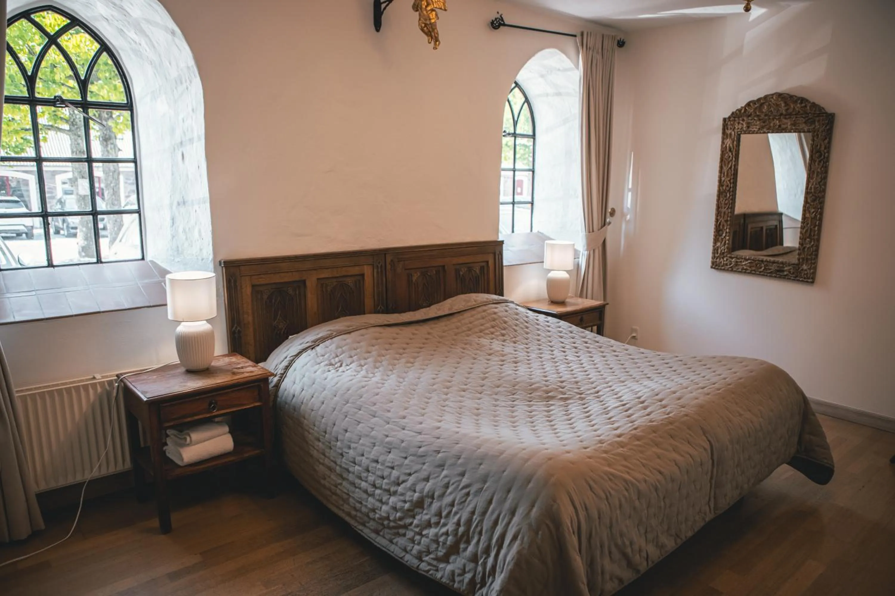 Bed in Sonnerupgaard Hotel & Konference