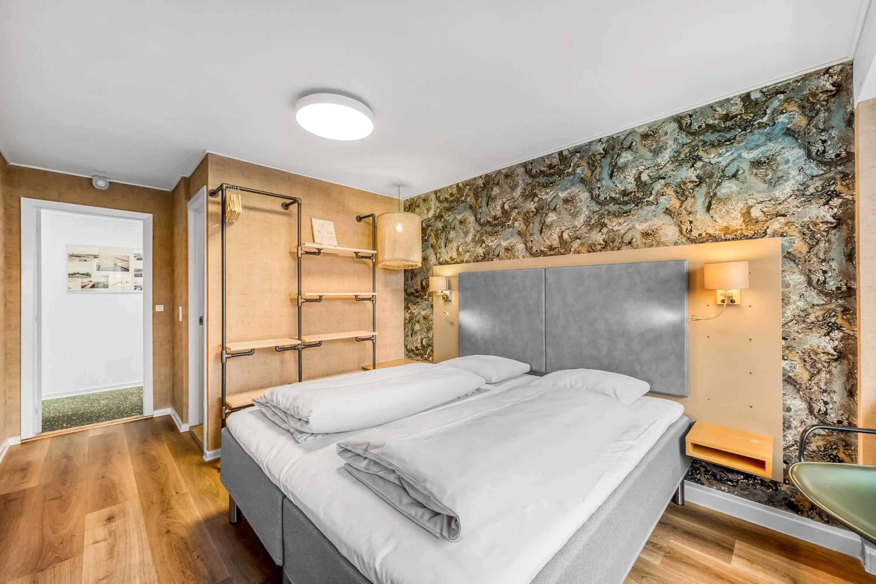 Bed in Hvide Sande Hotel