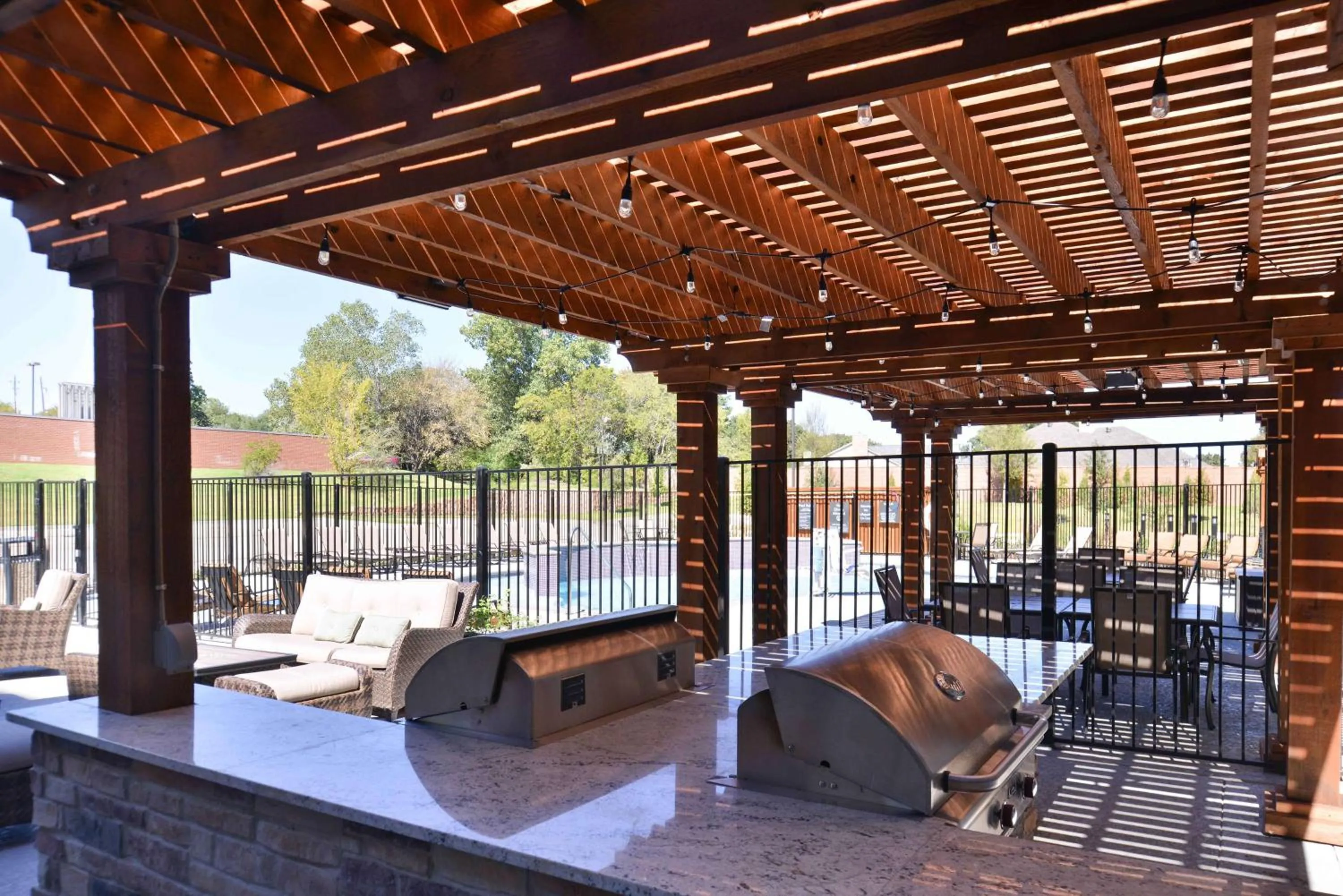 Inner courtyard view in Homewood Suites by Hilton Trophy Club Southlake