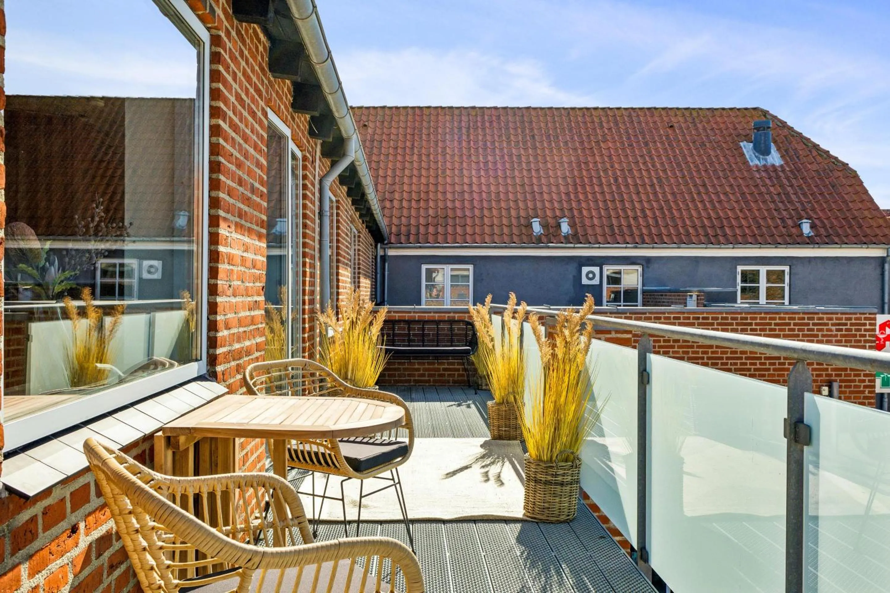 Balcony/Terrace in Hotel Ringkøbing
