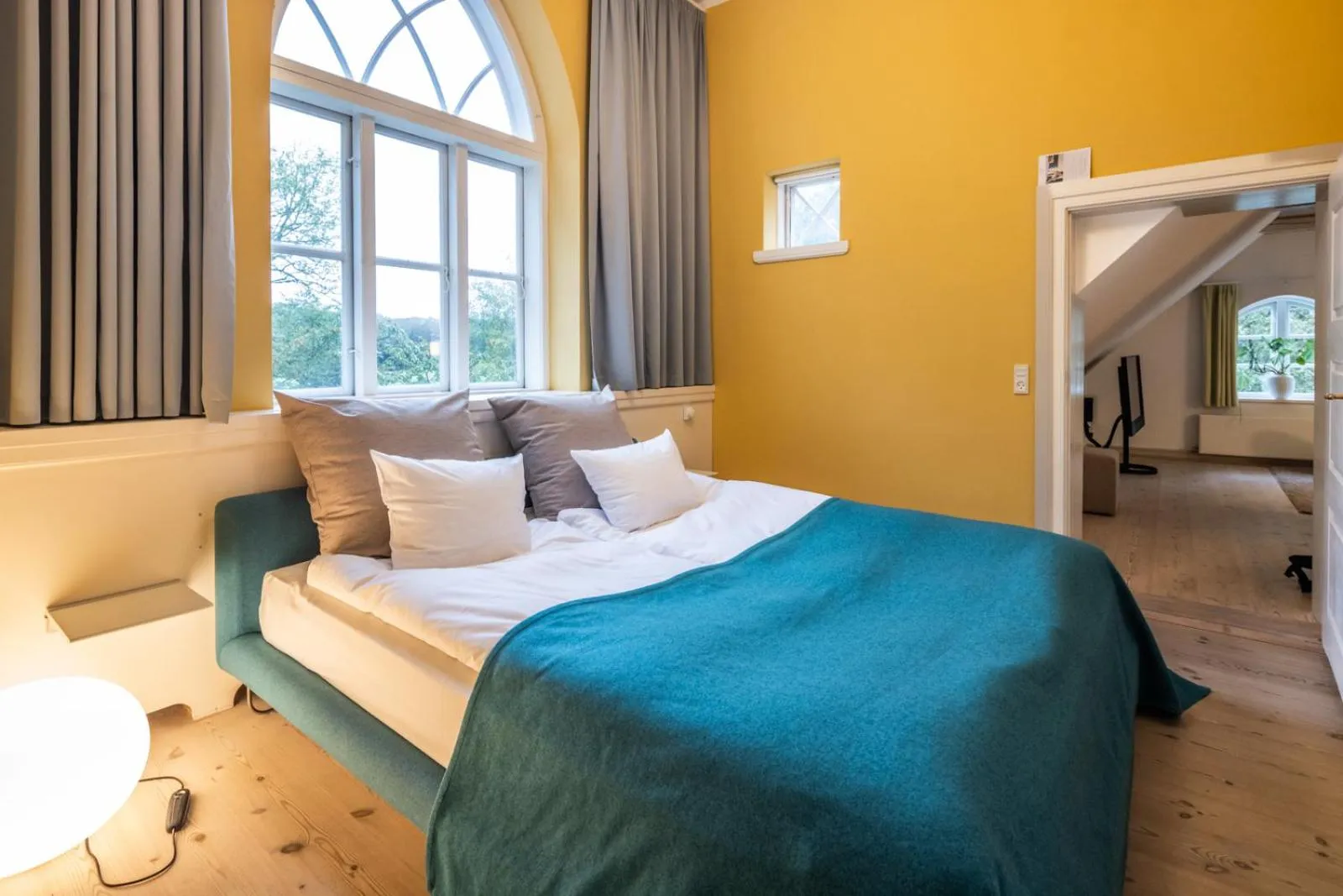 Photo of the whole room, Bed in Nørre Vosborg Hotel & Gastronomi