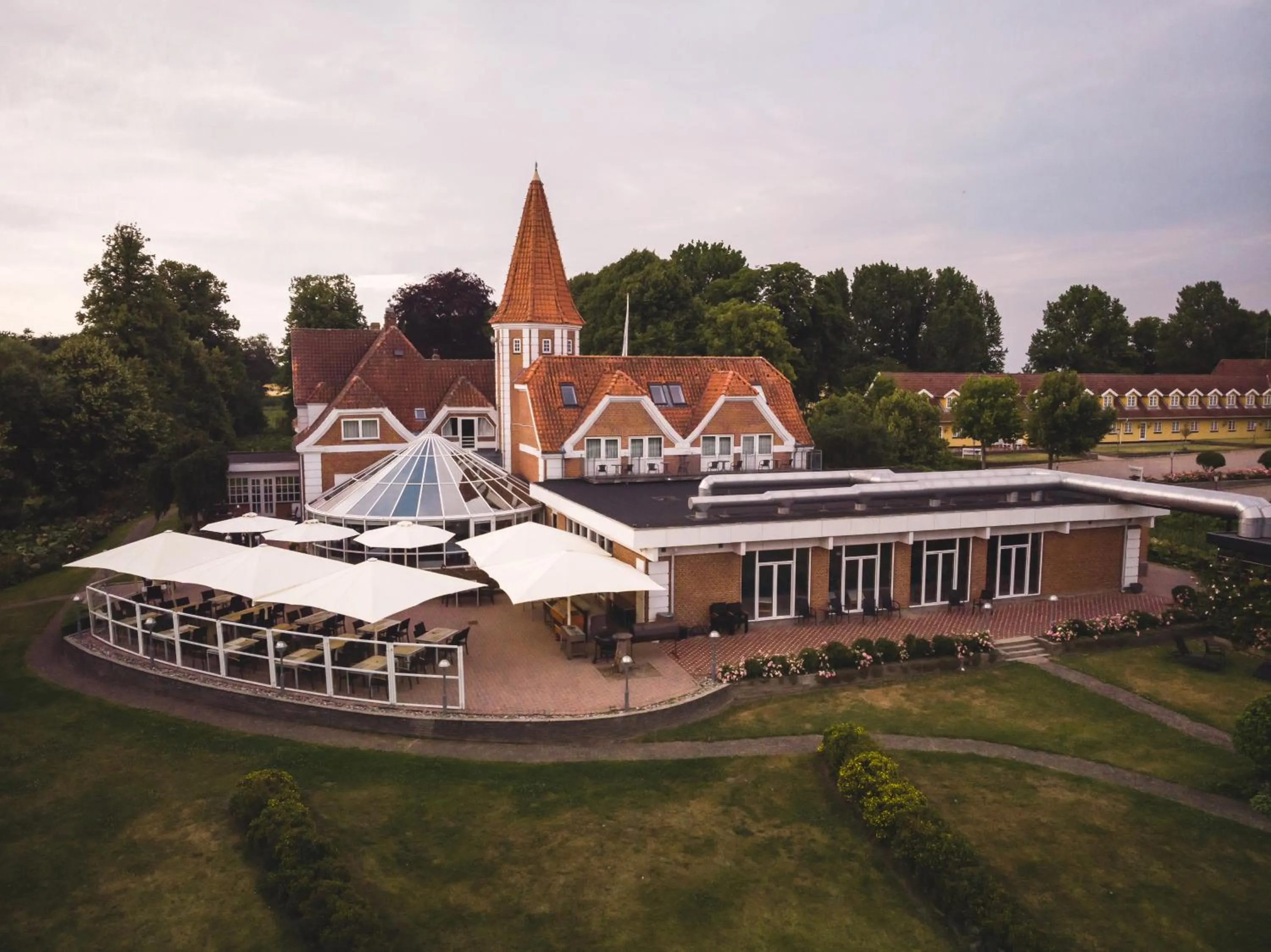 Balcony/Terrace in Hotel Sørup Herregaard