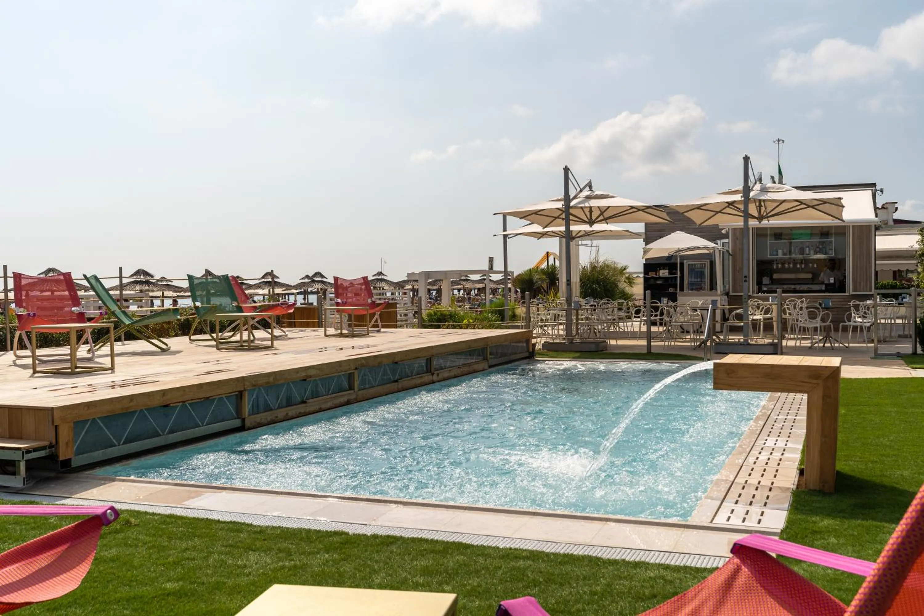 Swimming pool in Hotel Savini