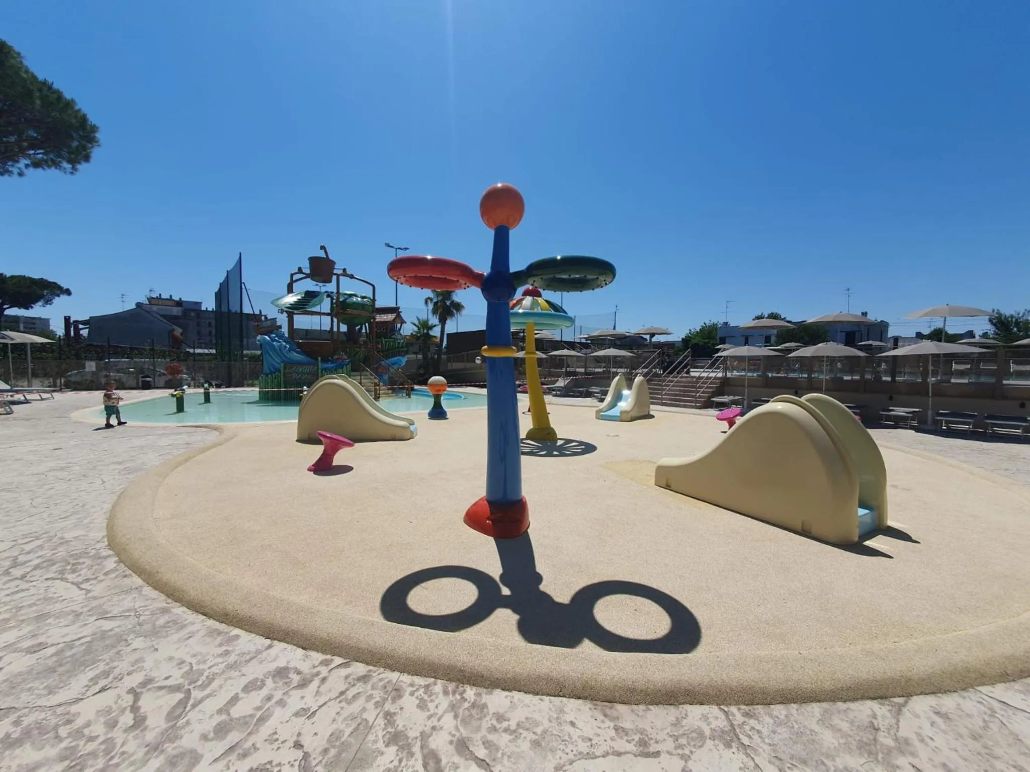 Aqua park in Park Gallanti