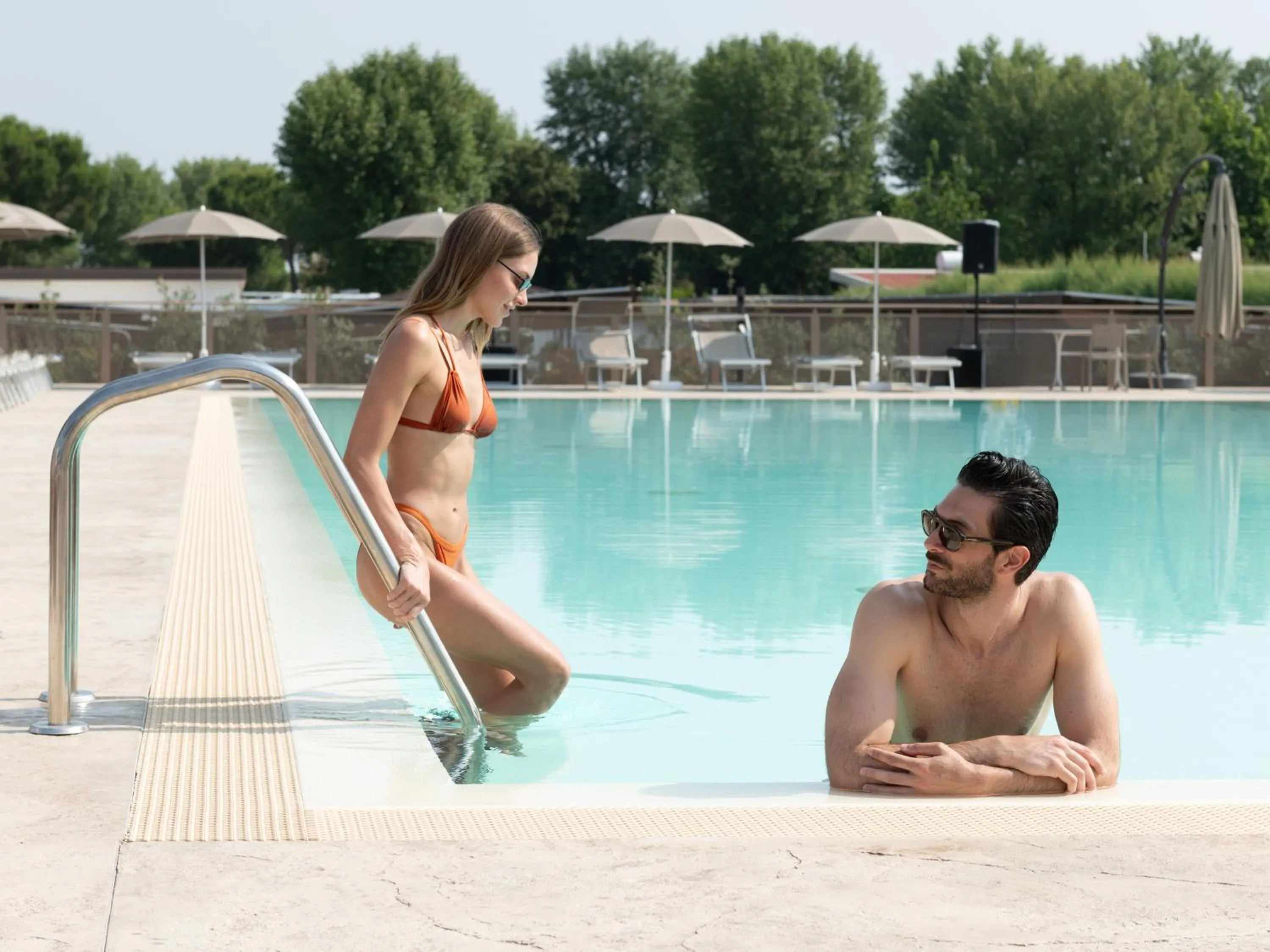 Pool view in Park Gallanti