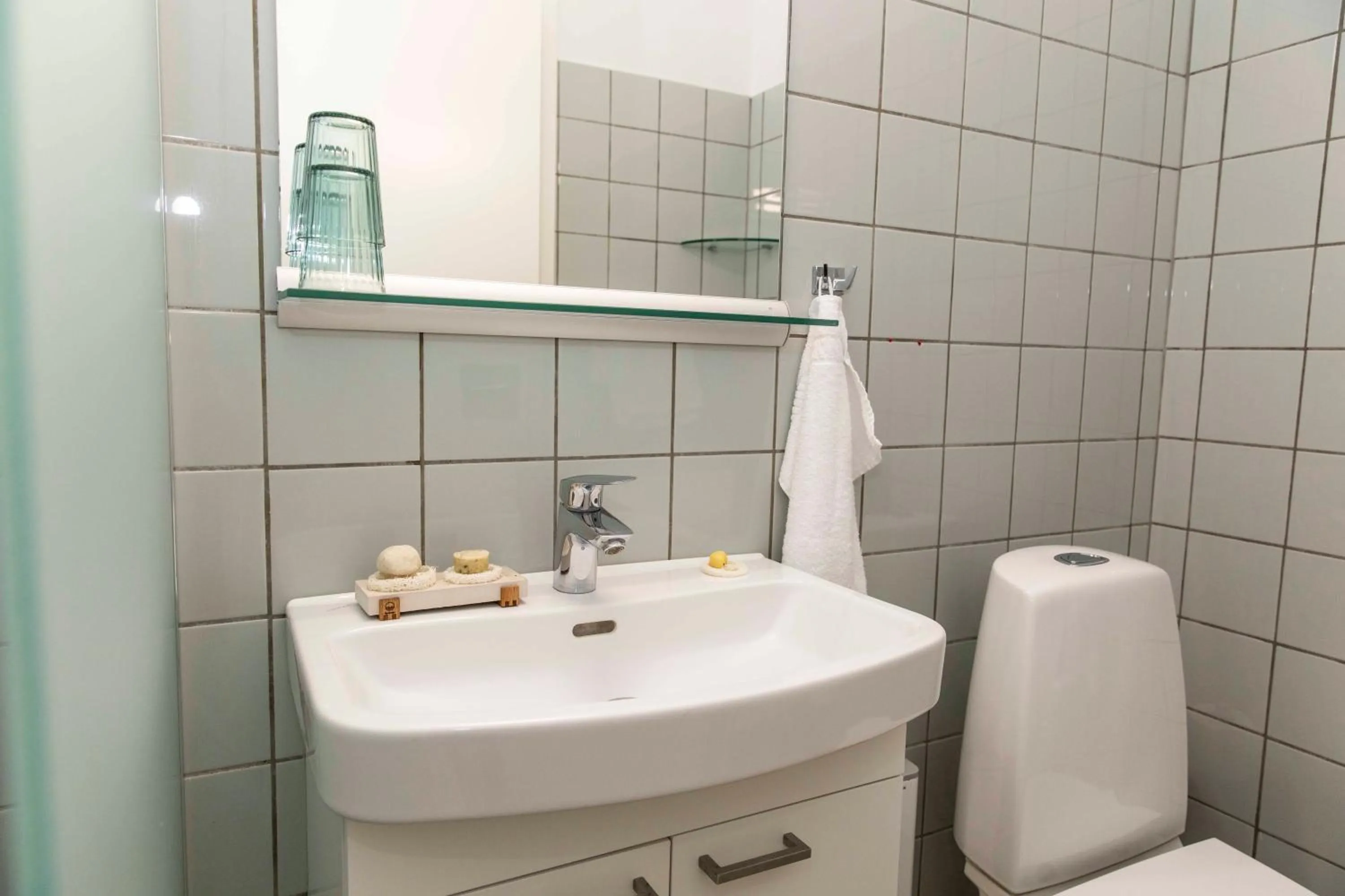 Toilet in Hotel Toppen af Ebeltoft