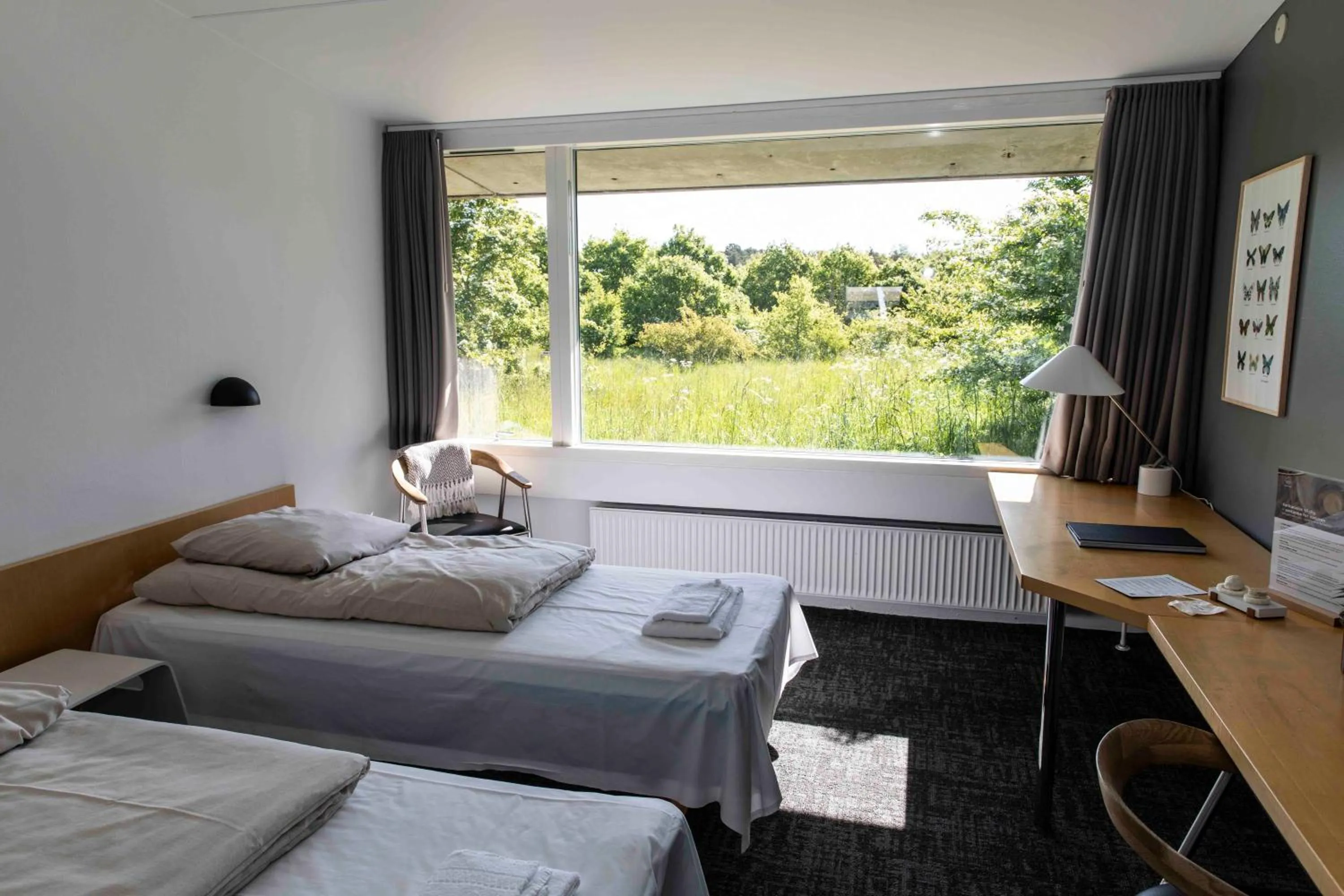 View (from property/room), Bed in Hotel Toppen af Ebeltoft