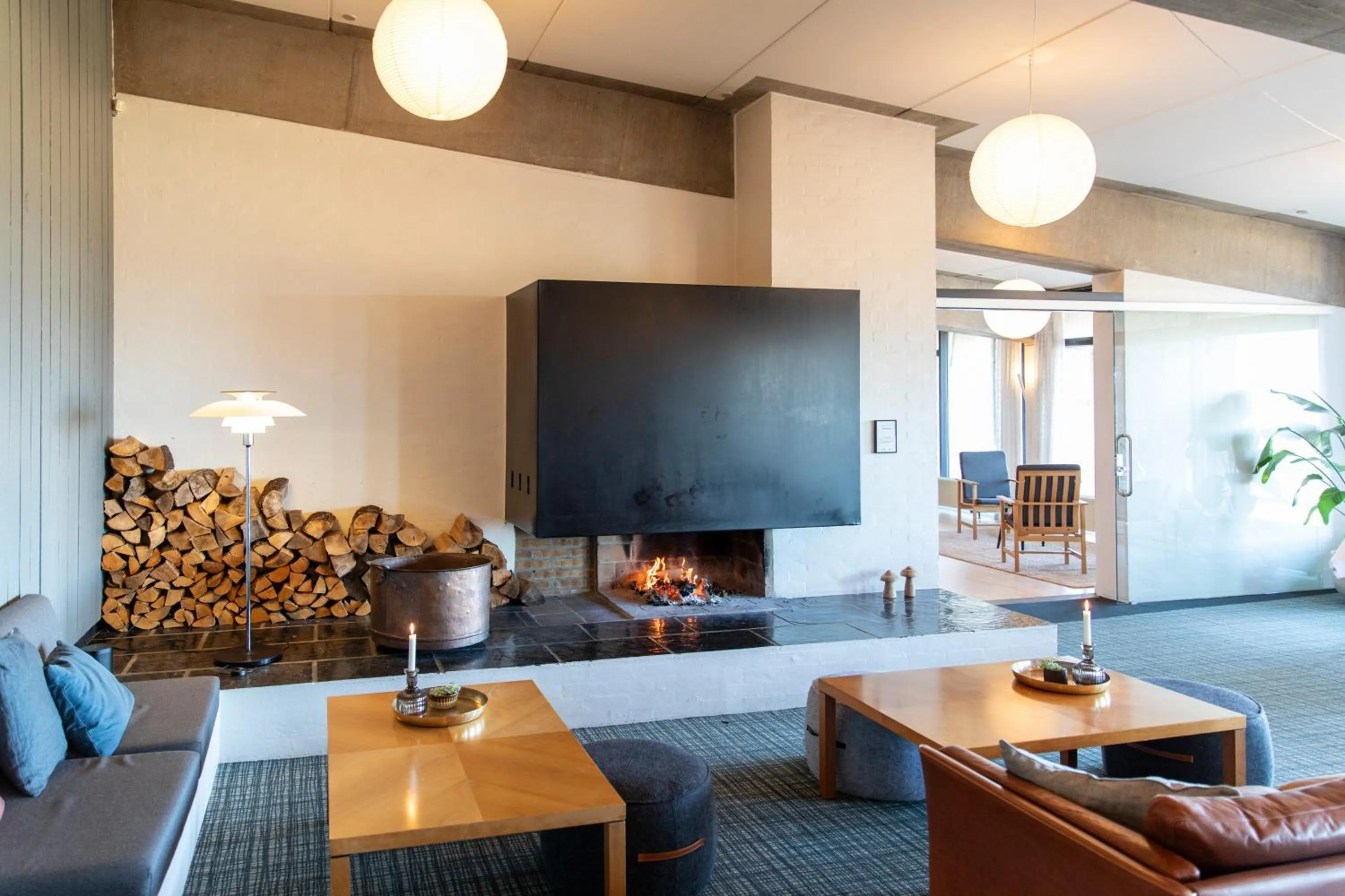 Seating area in Hotel Toppen af Ebeltoft