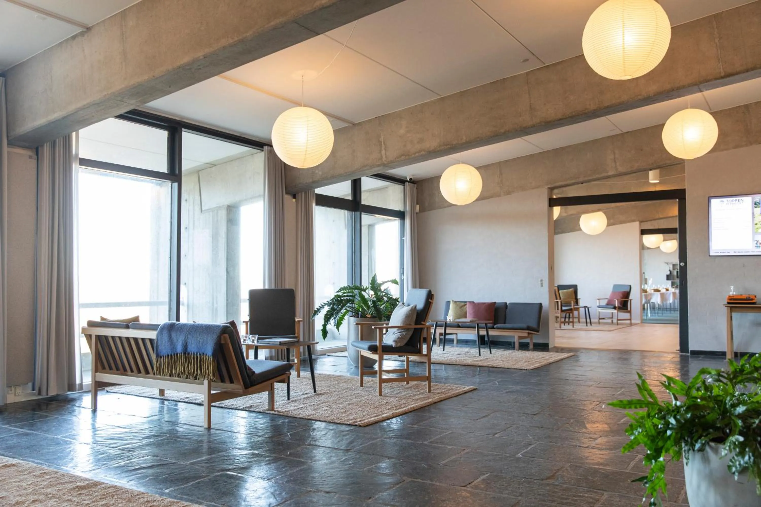 Seating area in Hotel Toppen af Ebeltoft