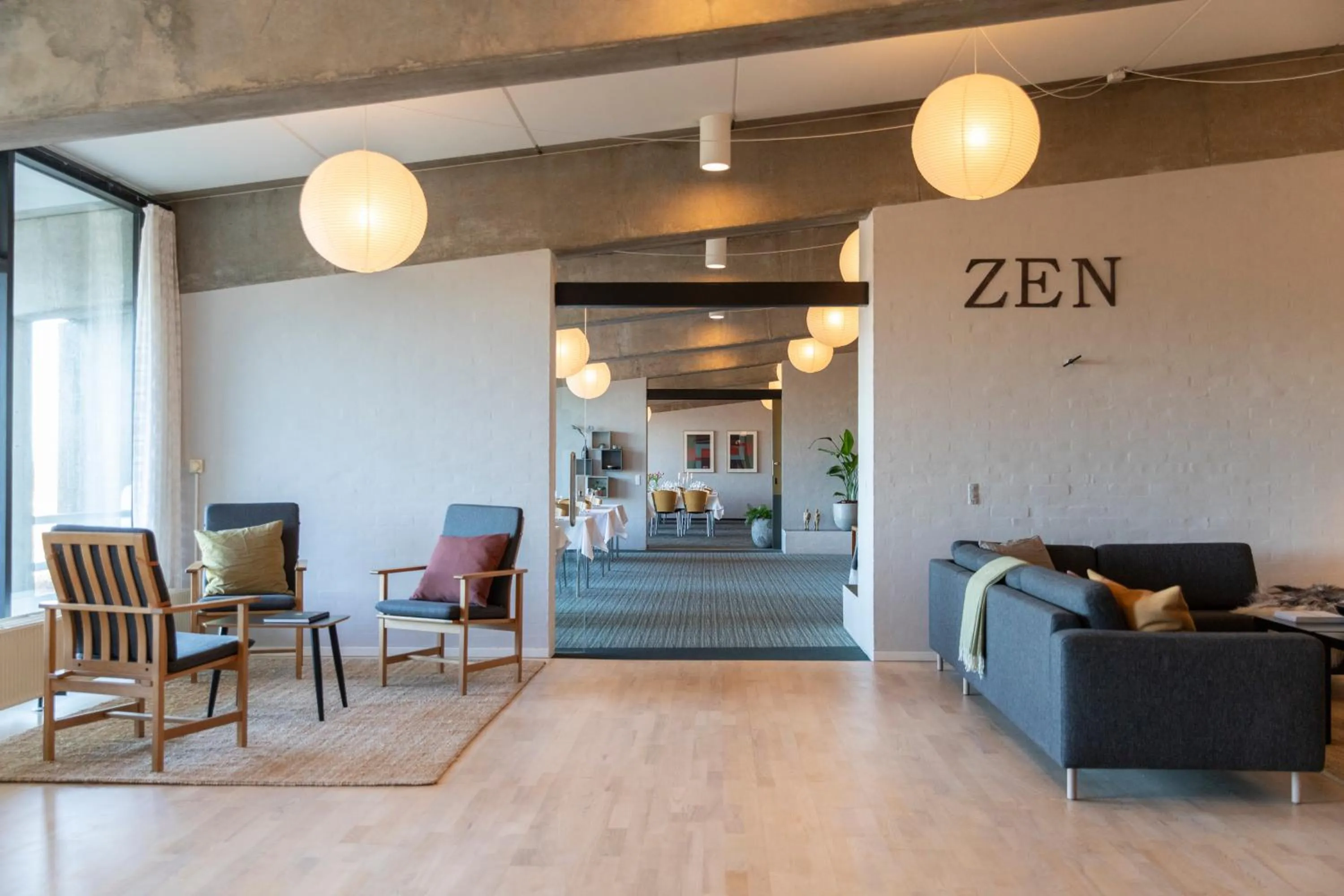 Seating area in Hotel Toppen af Ebeltoft