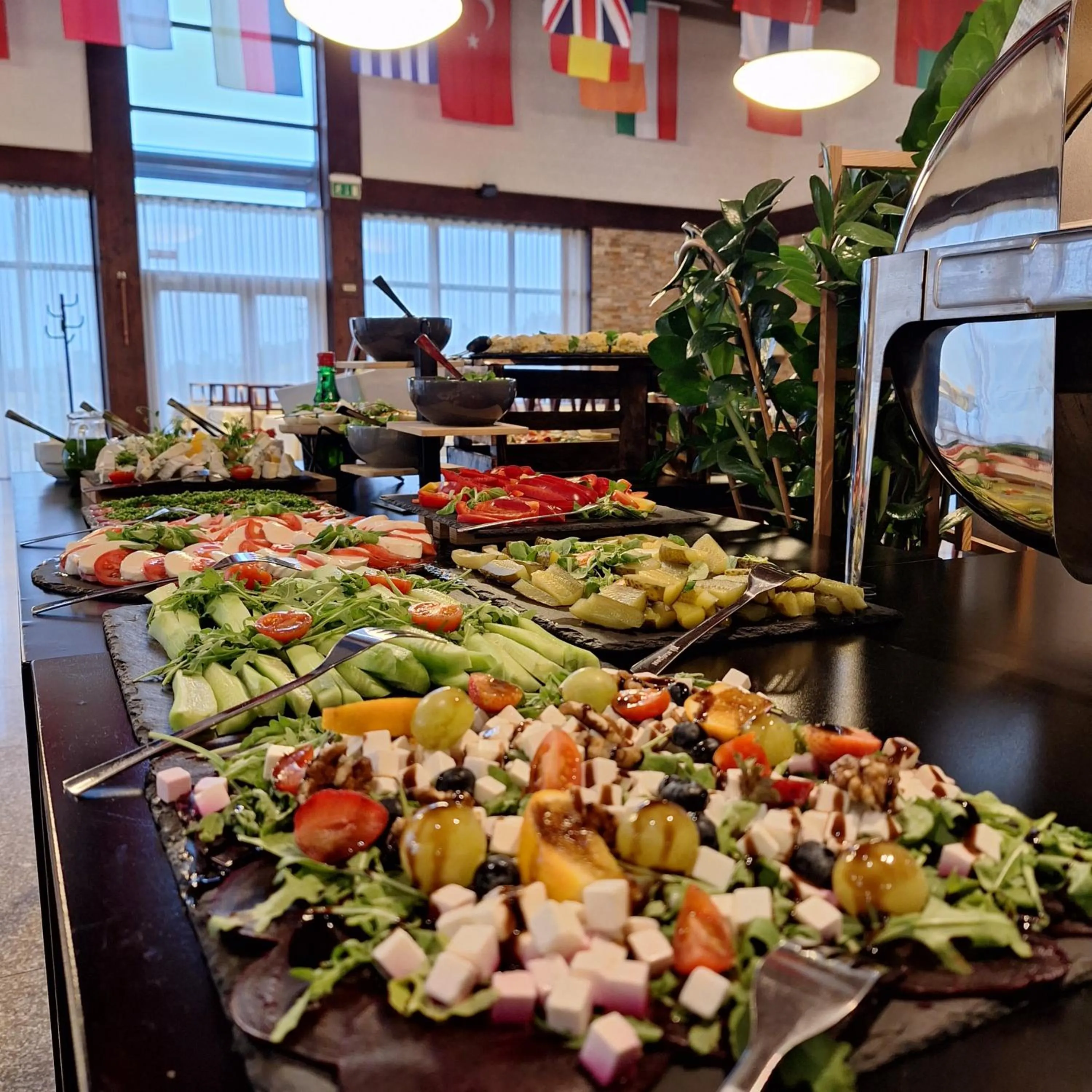 Breakfast in Hotel i Aquapark Olender