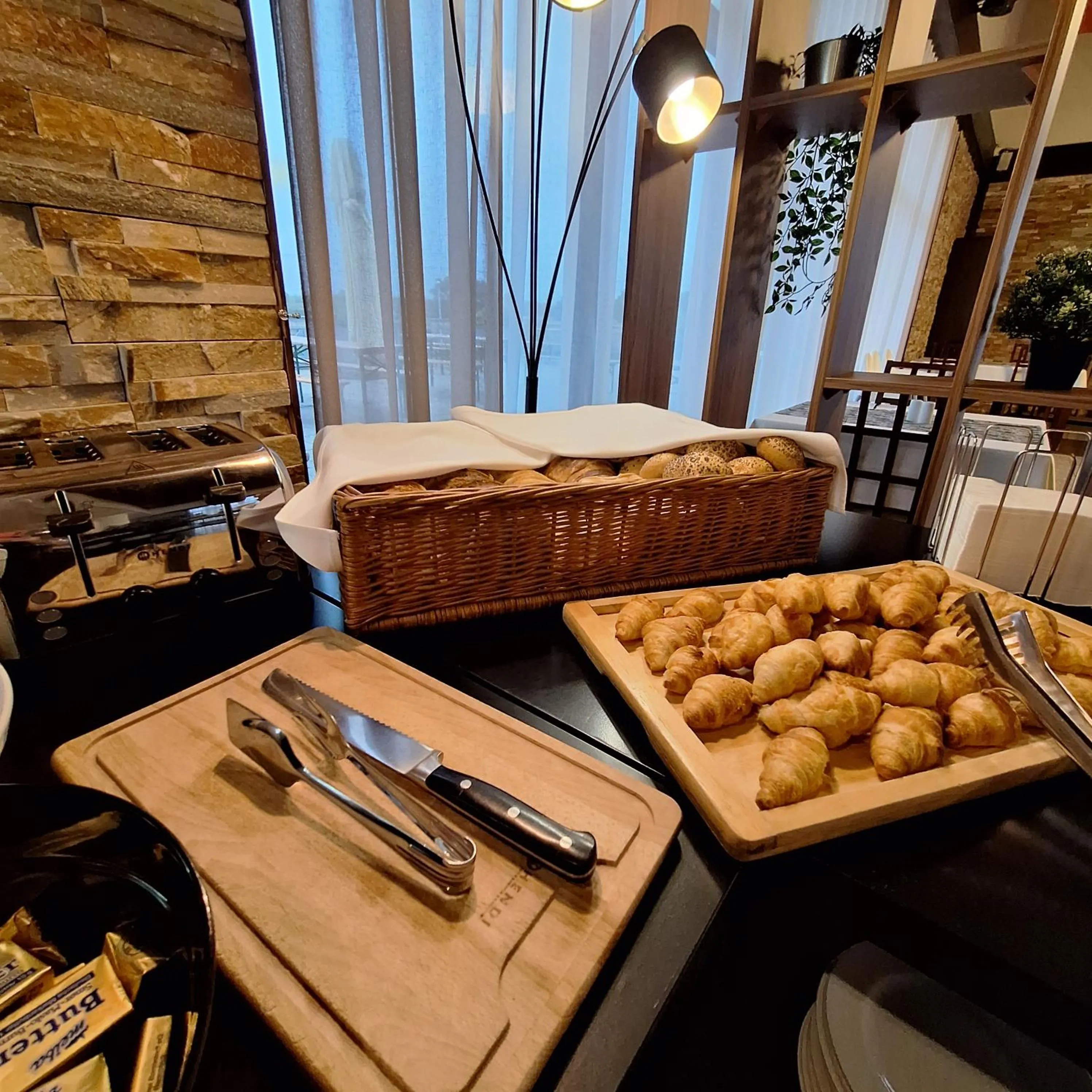 Breakfast in Hotel i Aquapark Olender