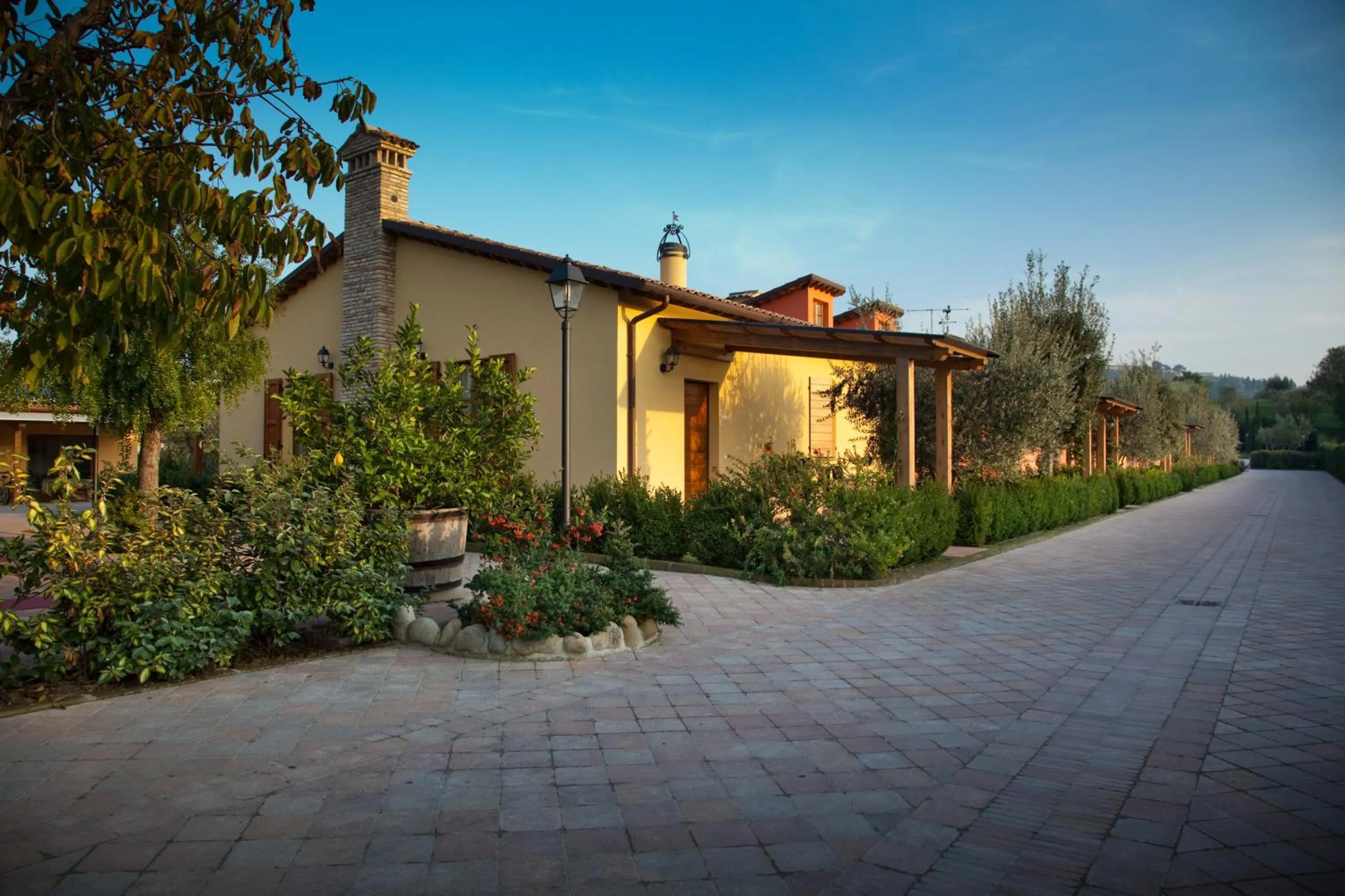 Area and facilities in Valle del Metauro Country House