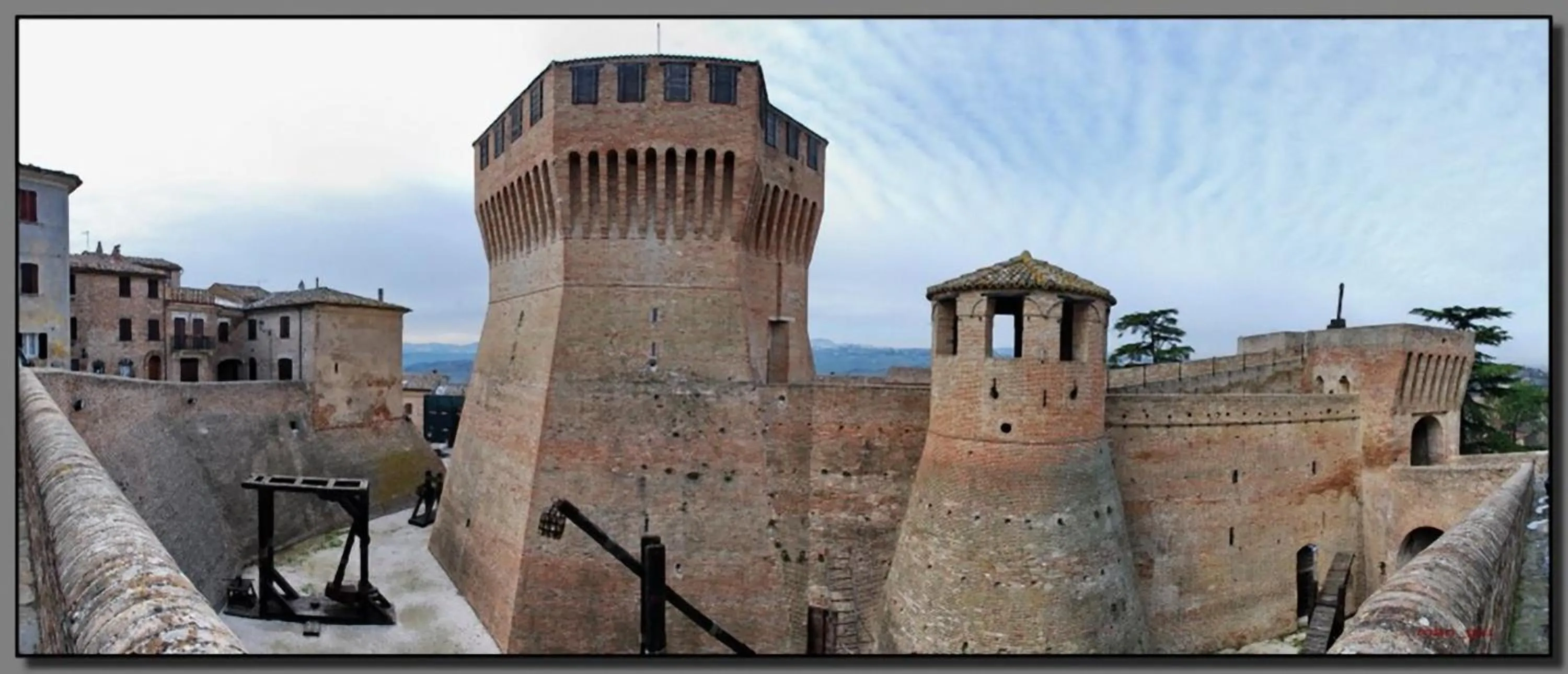Nearby landmark in Valle del Metauro Country House