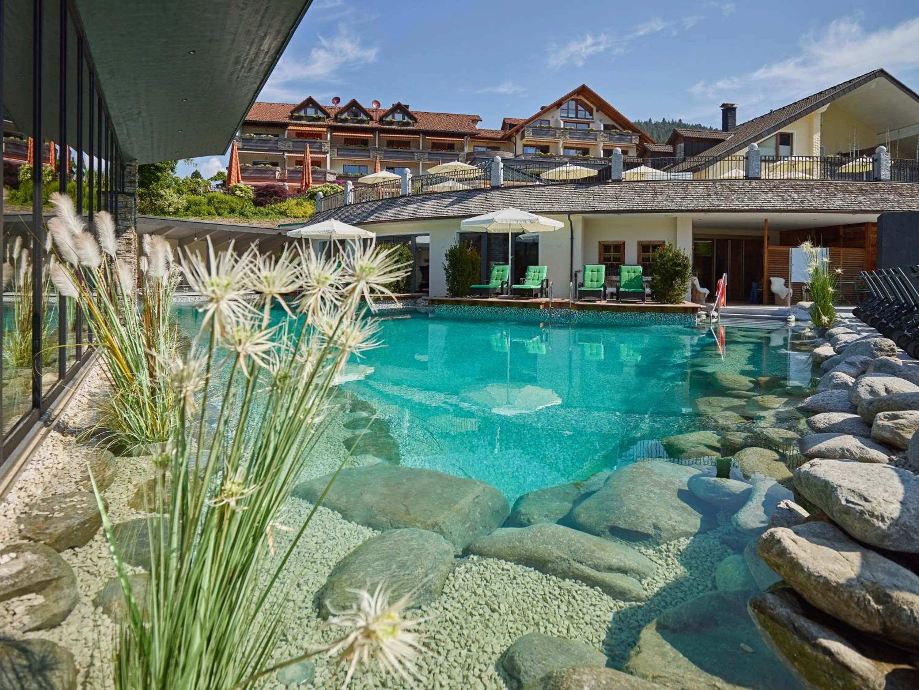 Swimming pool in Hotel Heselbacher Hof