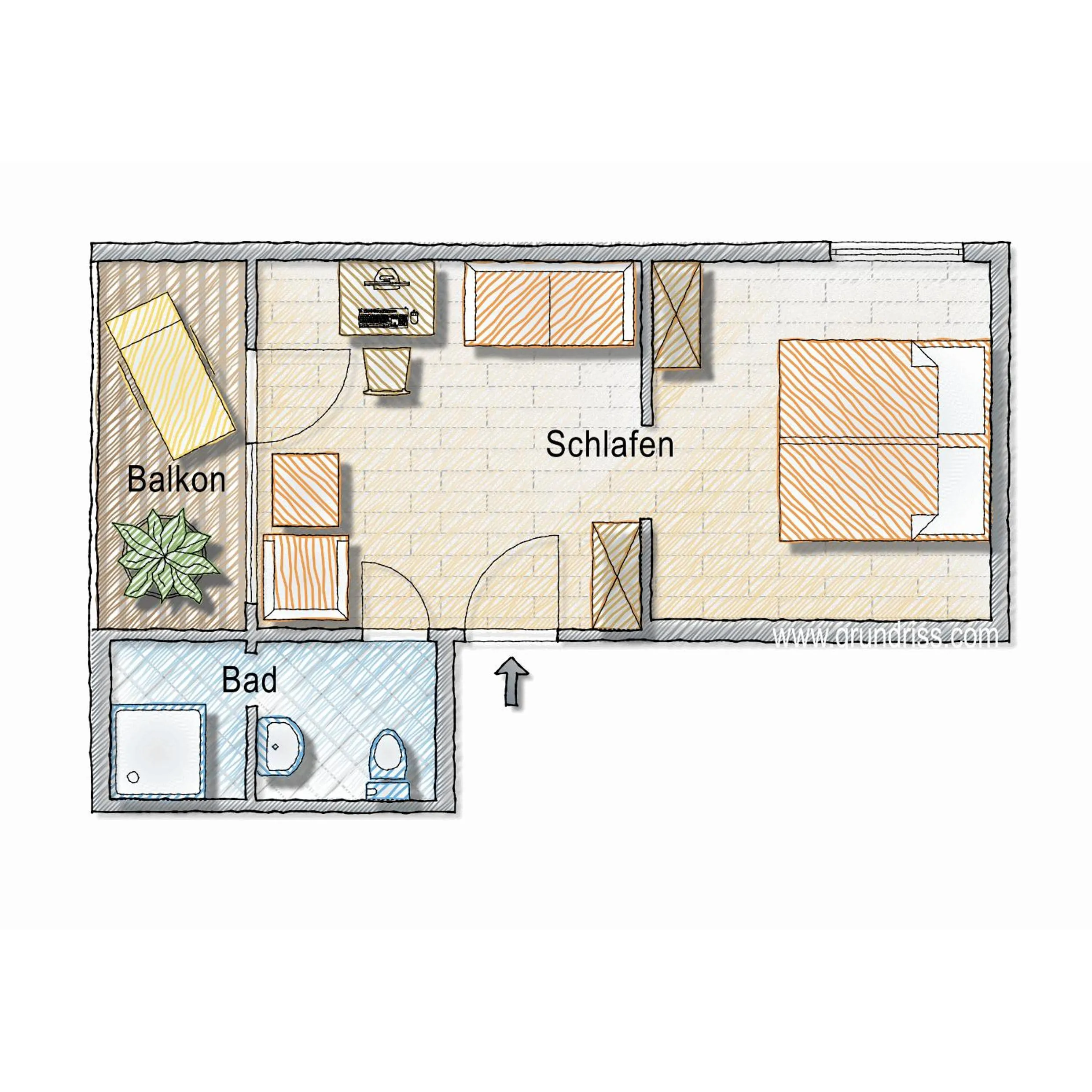 Floor plan in Hotel Heselbacher Hof
