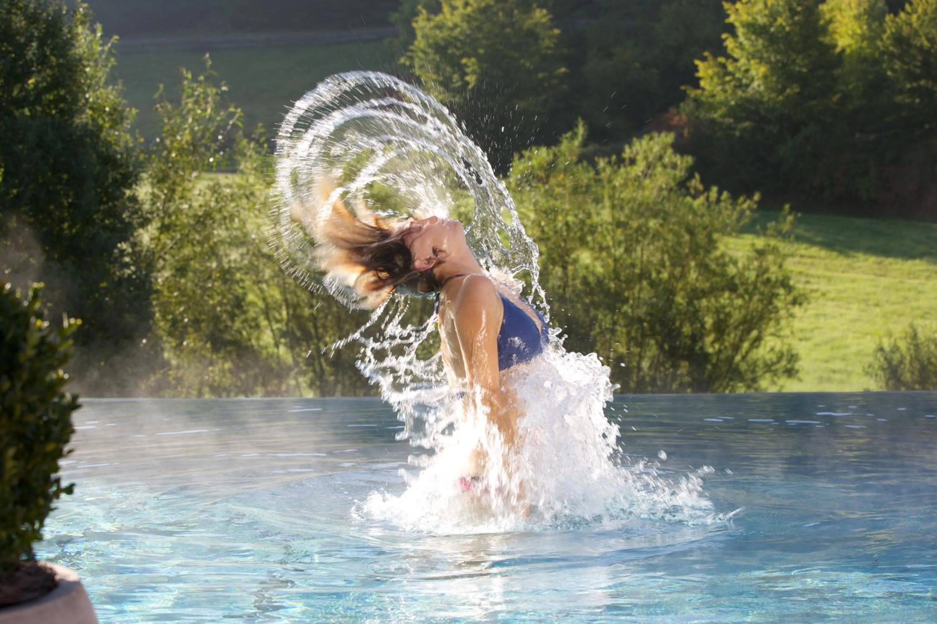 Swimming pool in Hotel Heselbacher Hof