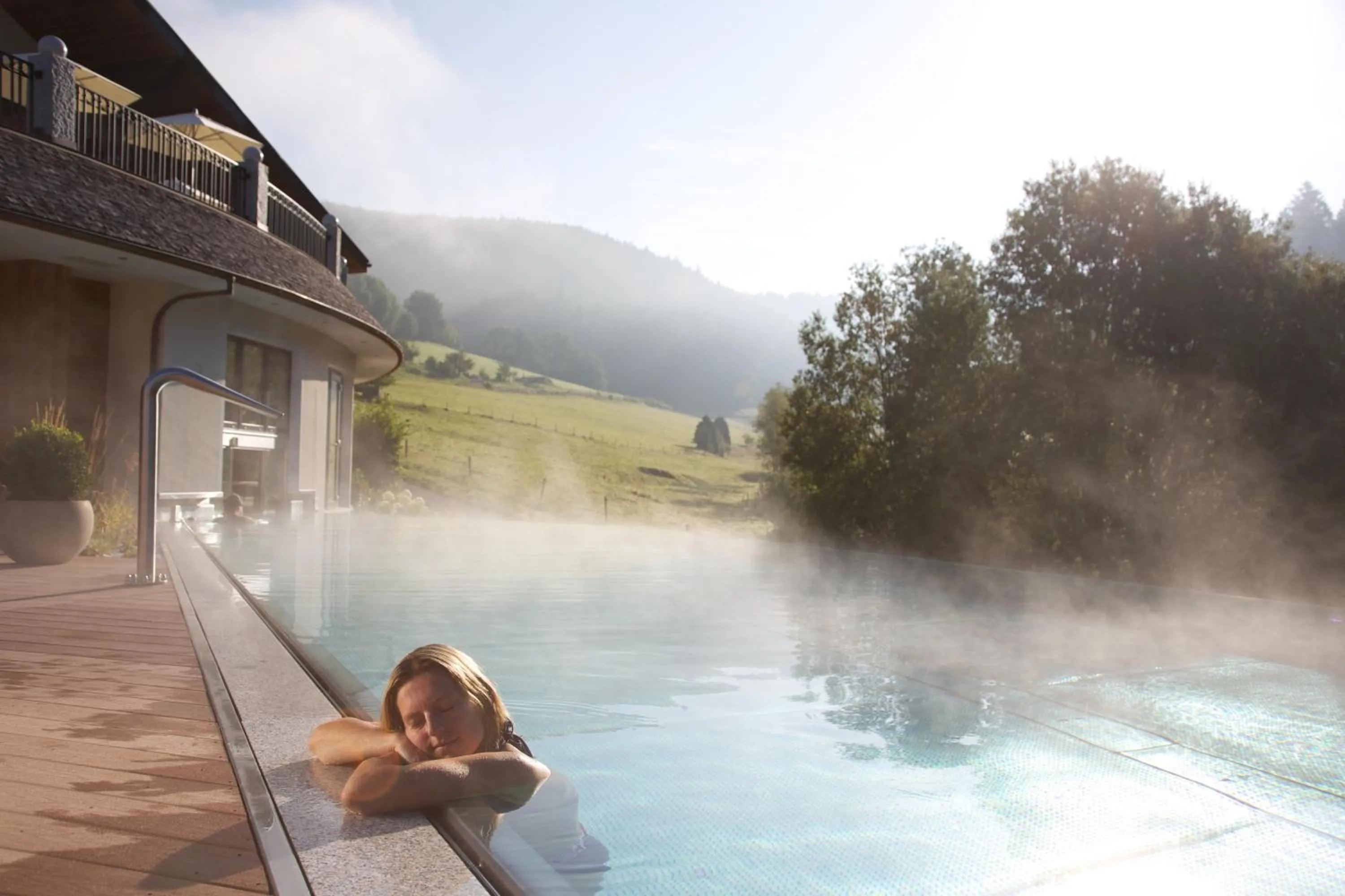 Swimming pool in Hotel Heselbacher Hof