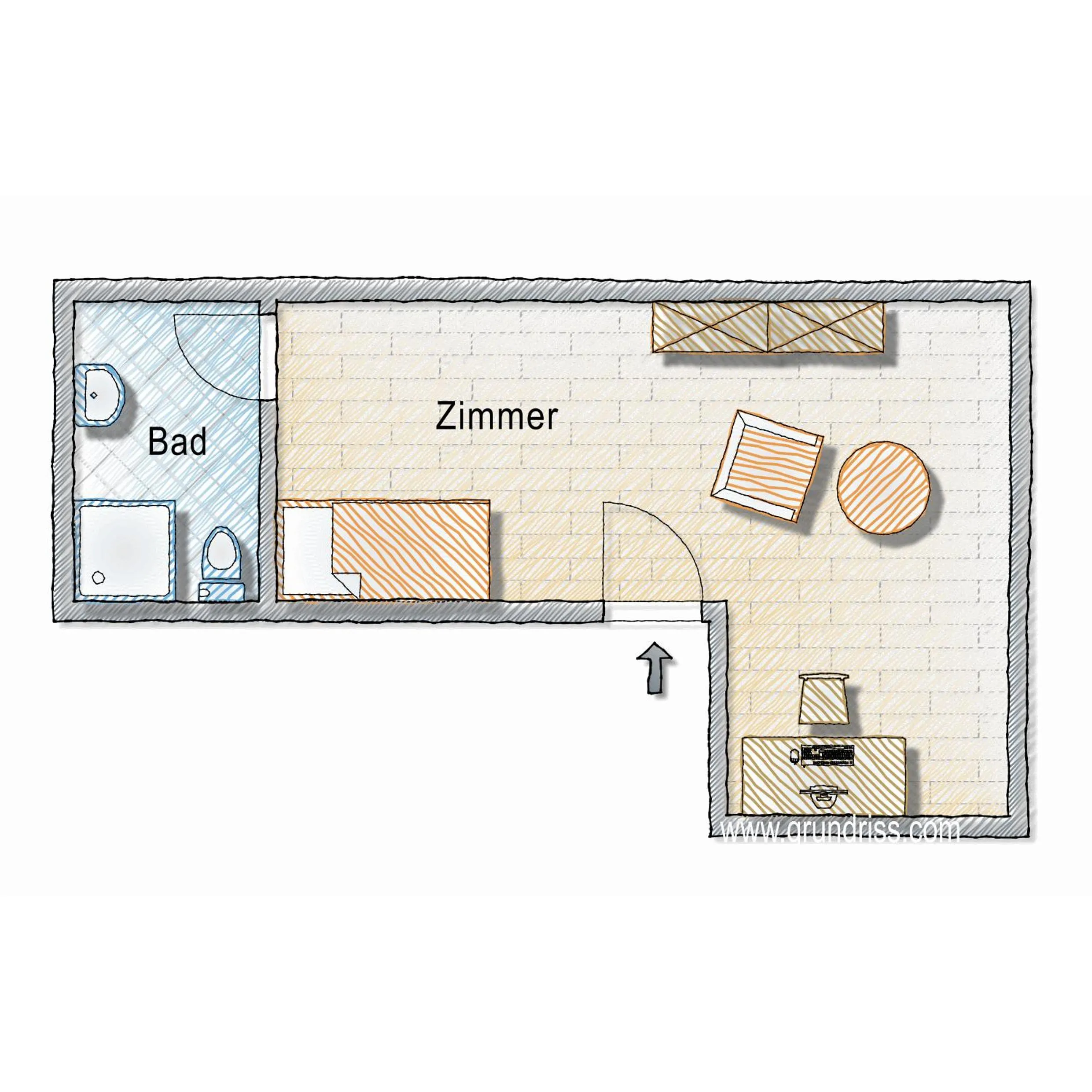 Floor plan in Hotel Heselbacher Hof