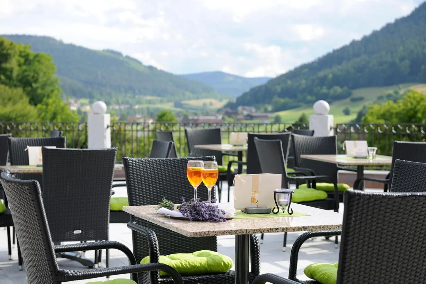 Balcony/Terrace in Hotel Heselbacher Hof
