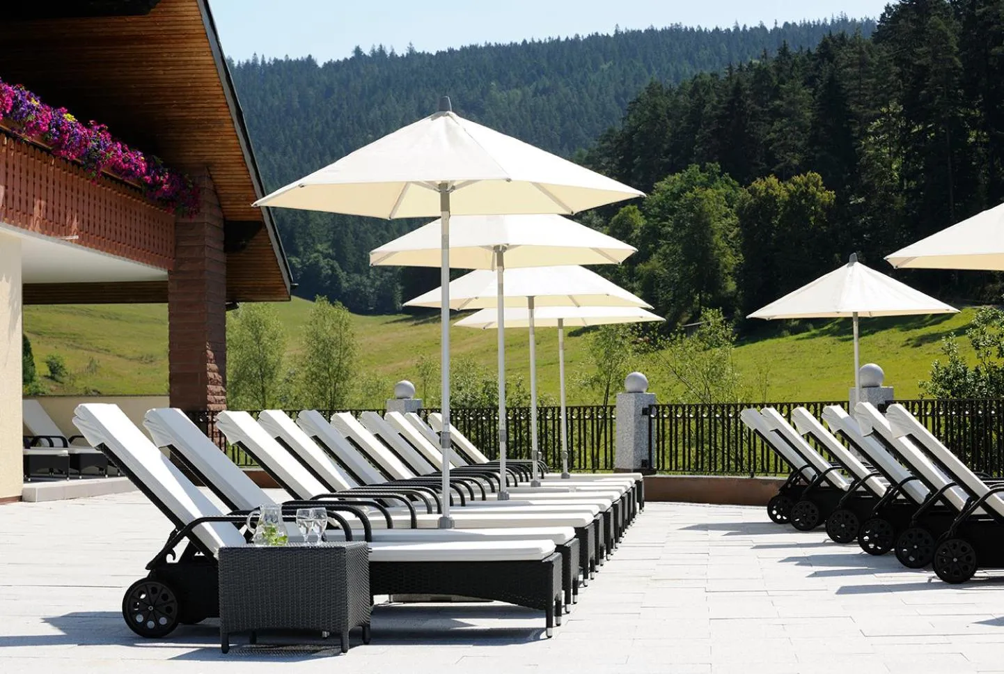 Balcony/Terrace in Hotel Heselbacher Hof