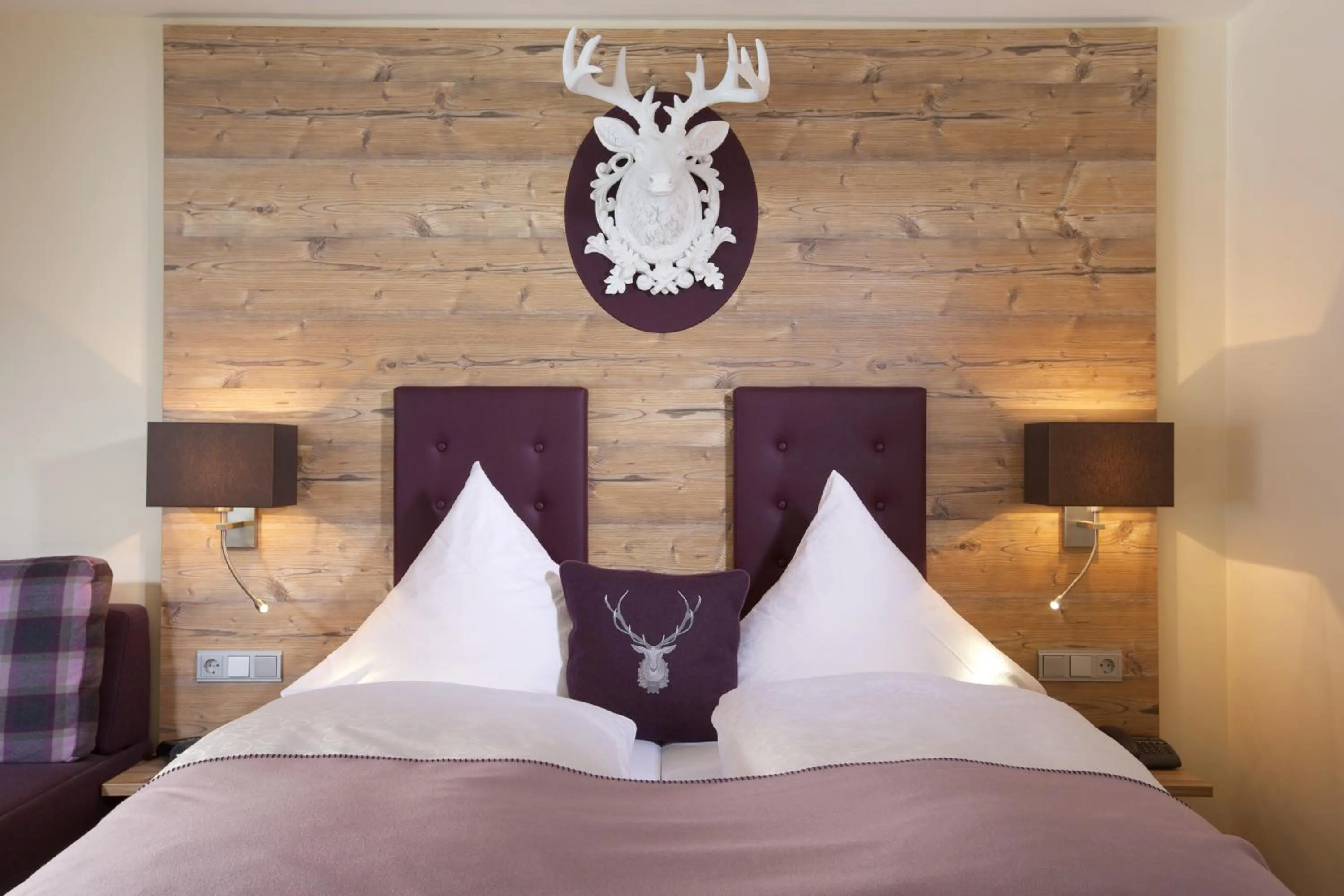 Photo of the whole room, Bed in Hotel Heselbacher Hof