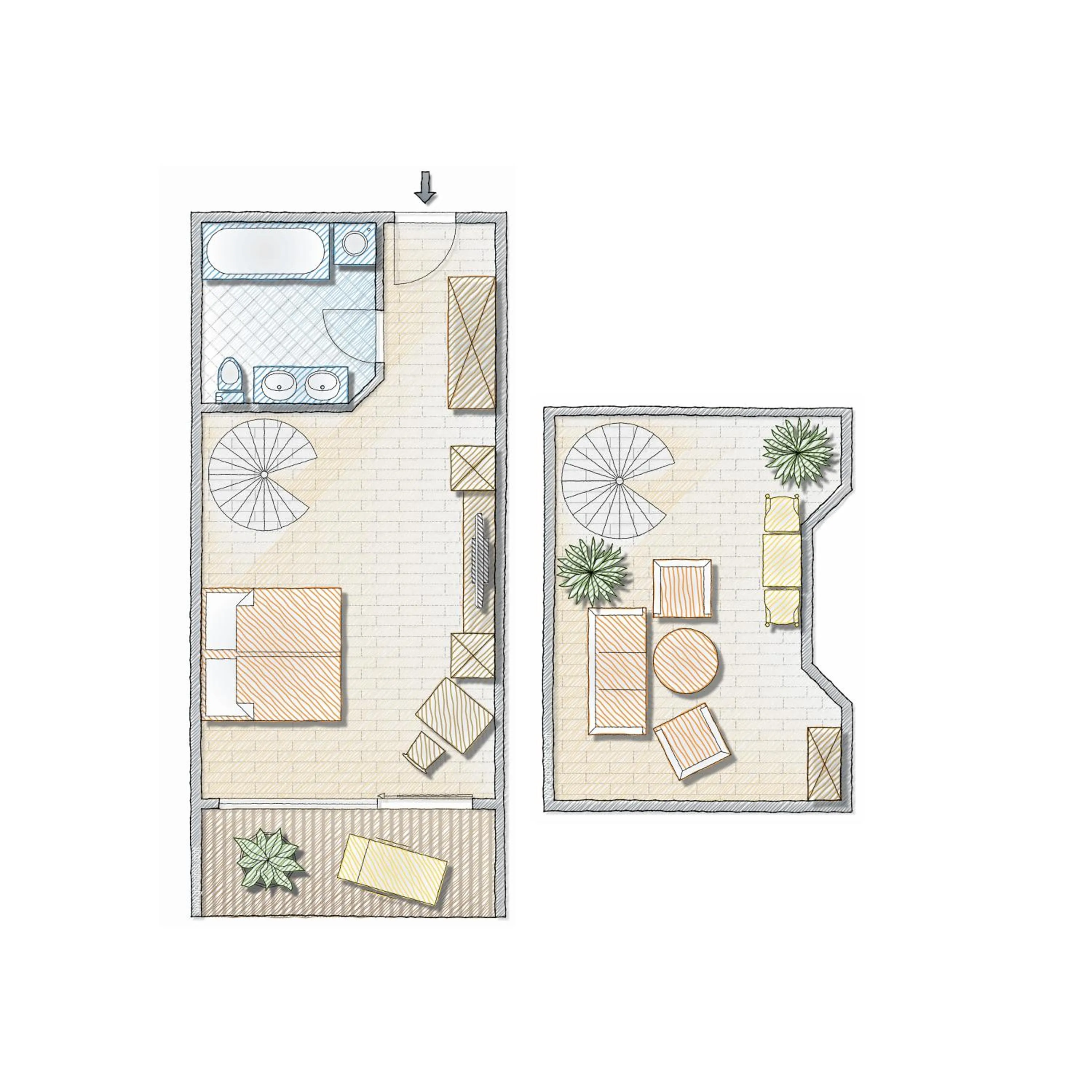 Floor plan in Hotel Heselbacher Hof