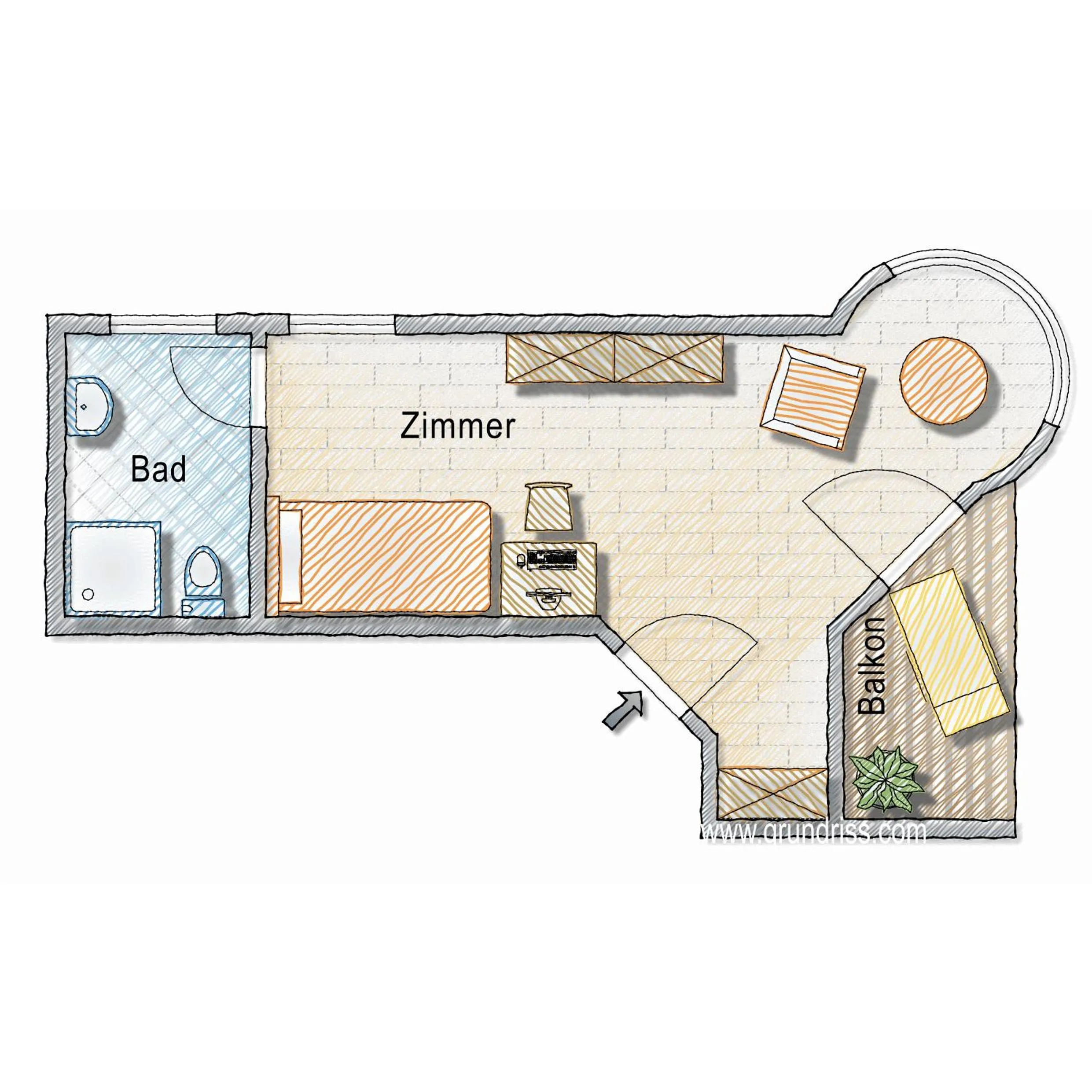 Floor plan in Hotel Heselbacher Hof