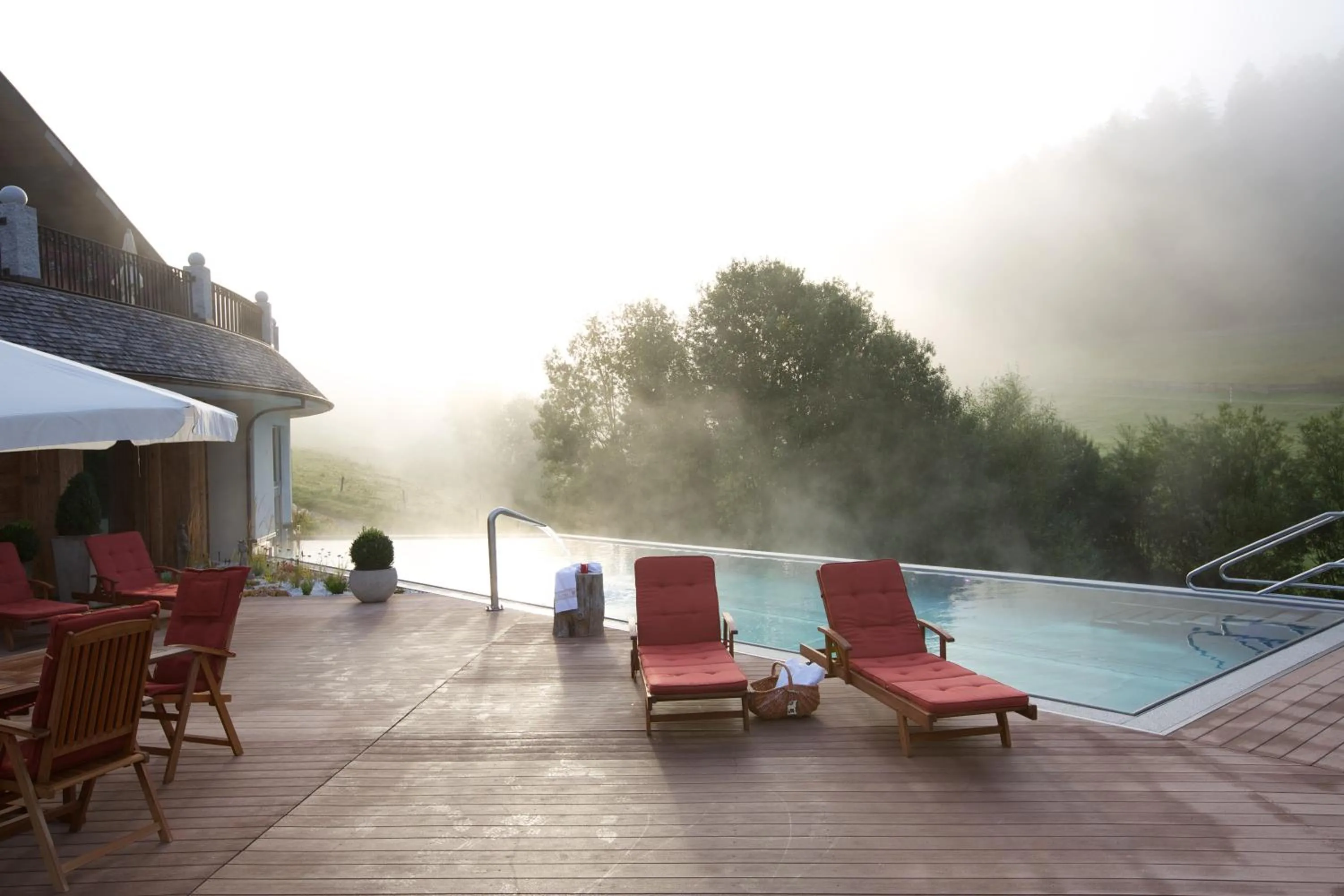 Swimming pool in Hotel Heselbacher Hof