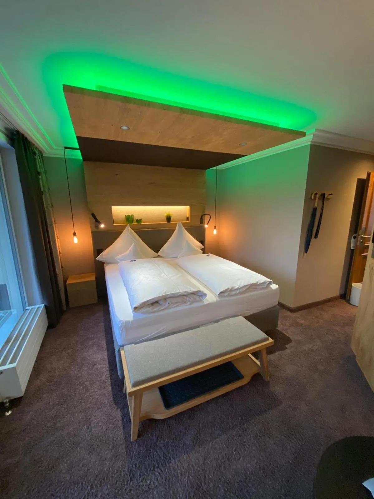Photo of the whole room, Bed in Hotel Heselbacher Hof