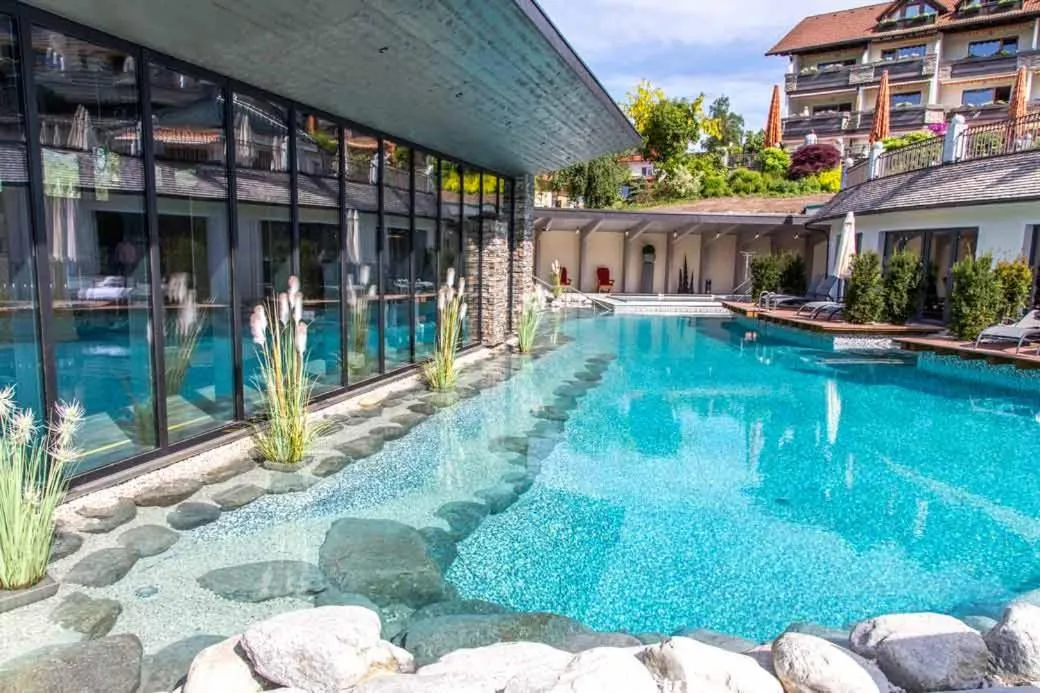 Swimming pool in Hotel Heselbacher Hof