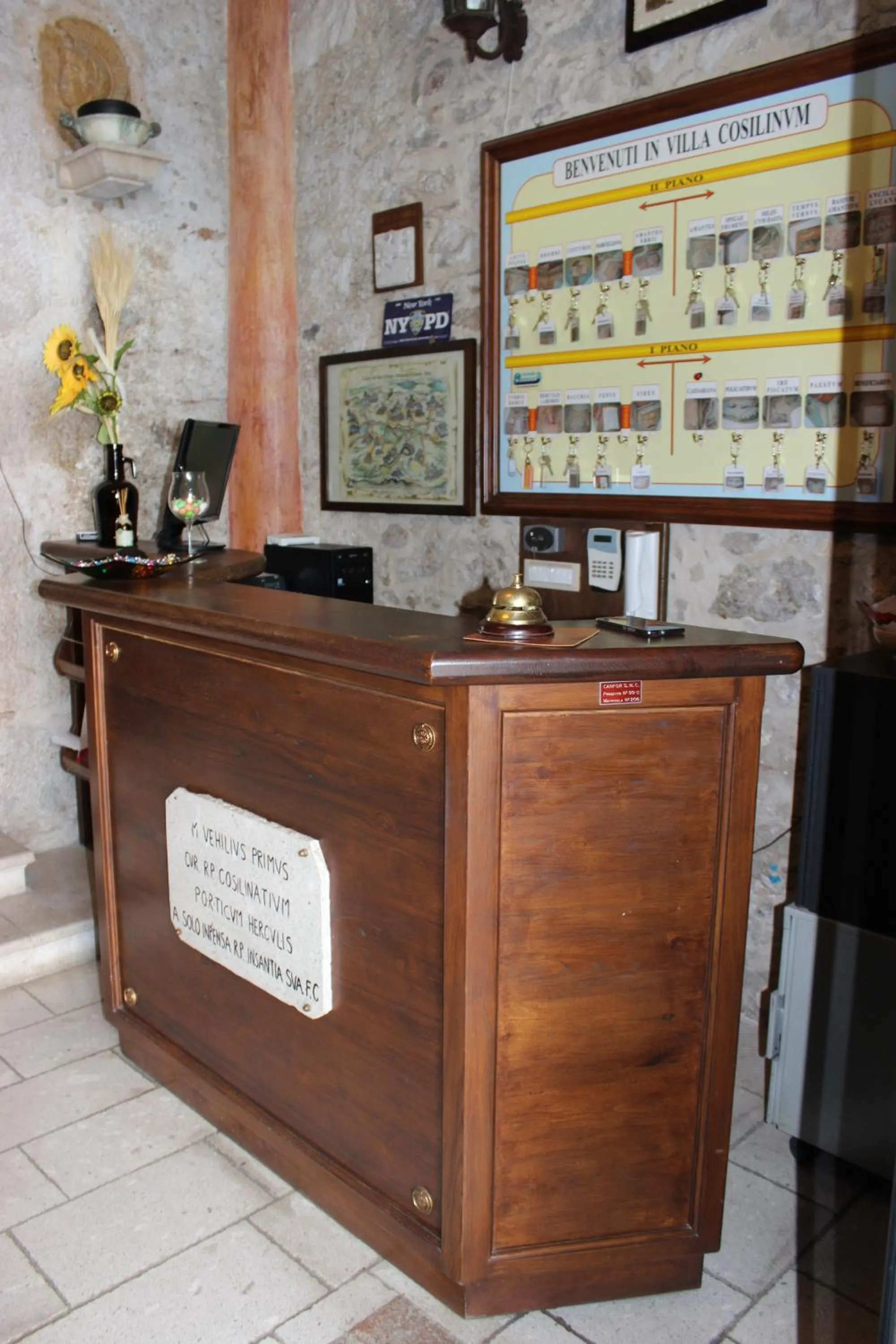 Lobby or reception in Villa Cosilinum