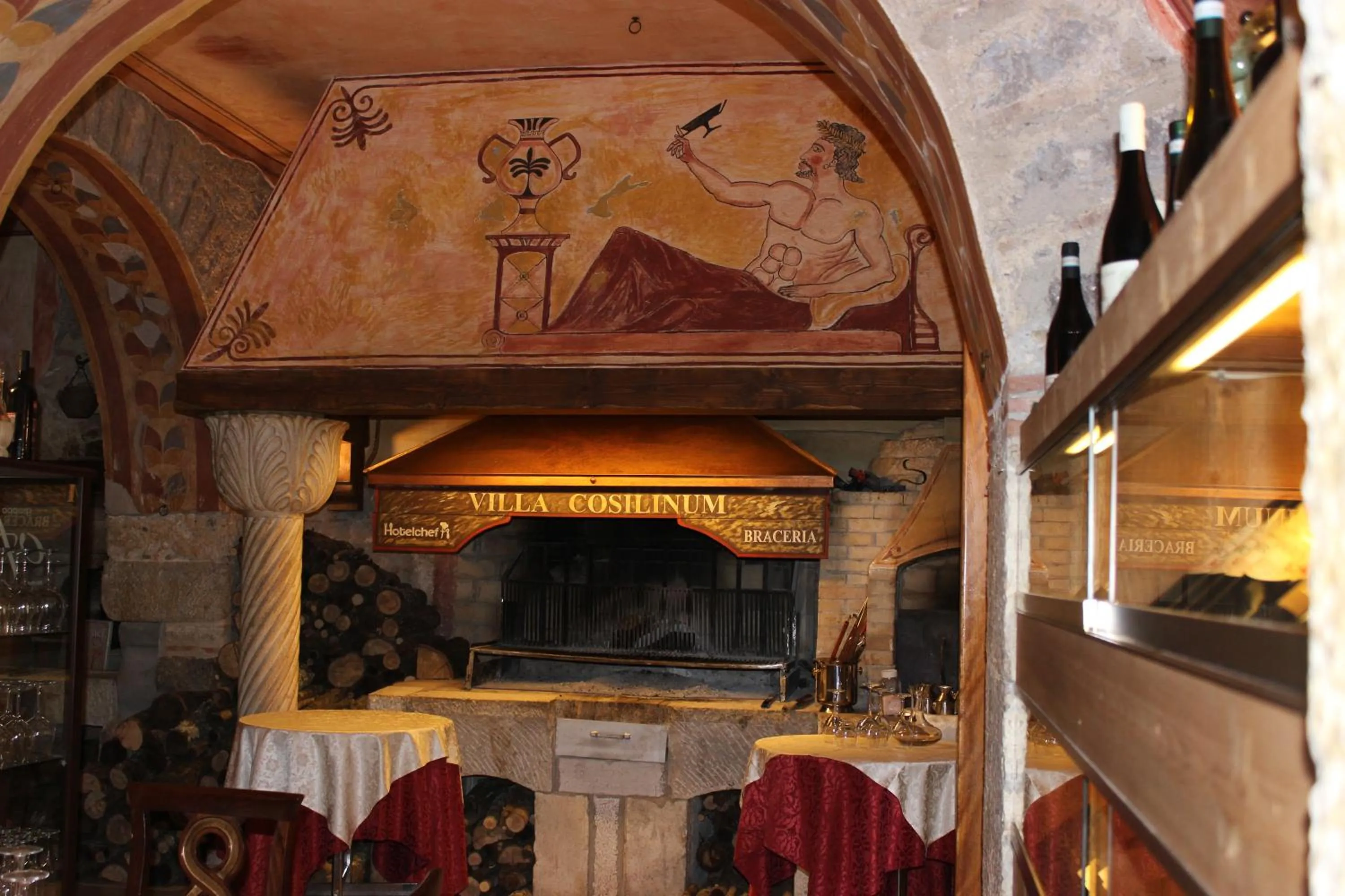 BBQ facilities in Villa Cosilinum