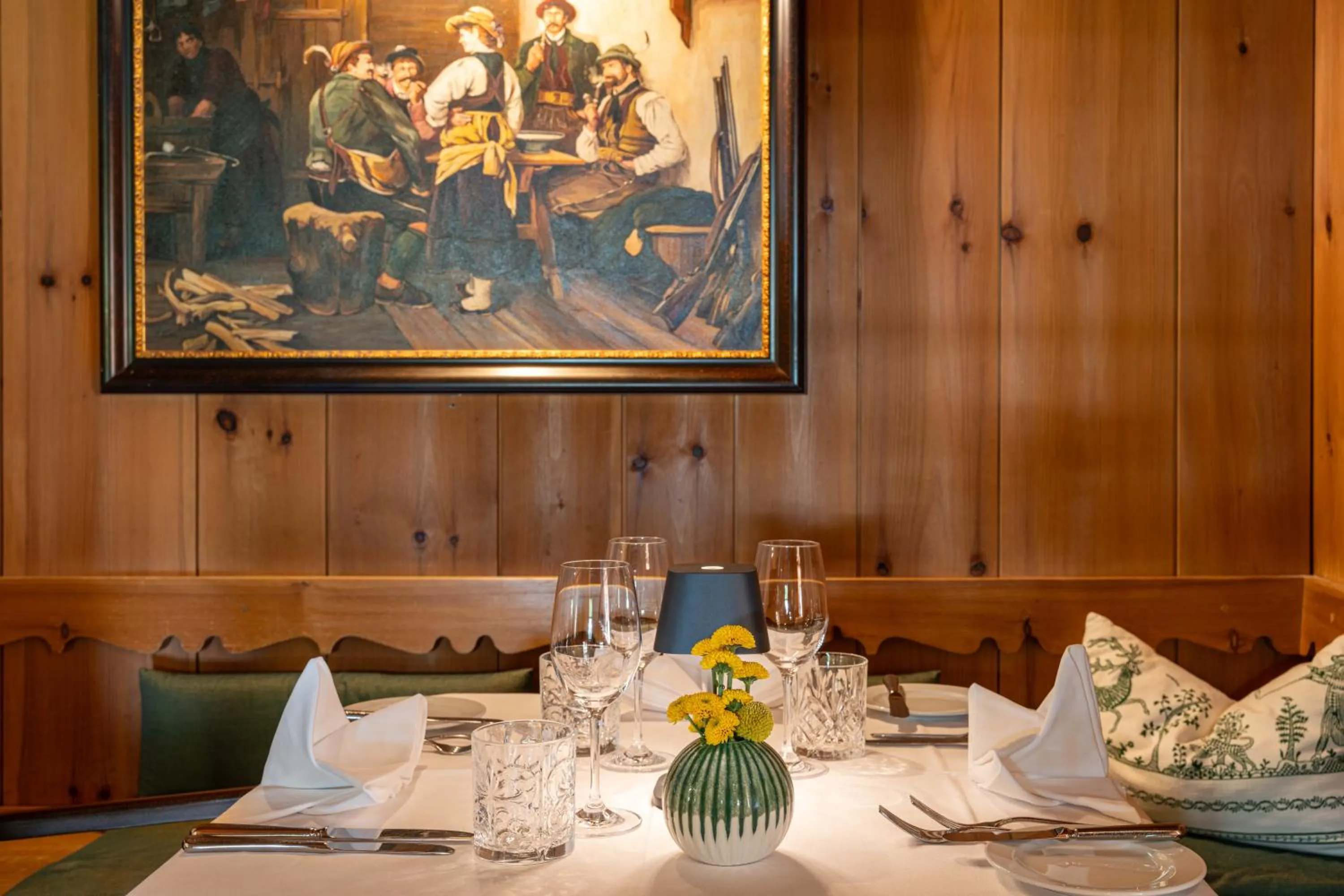 Restaurant/places to eat in Romantik Hotel Die Gersberg Alm mit Panoramablick auf Salzburg