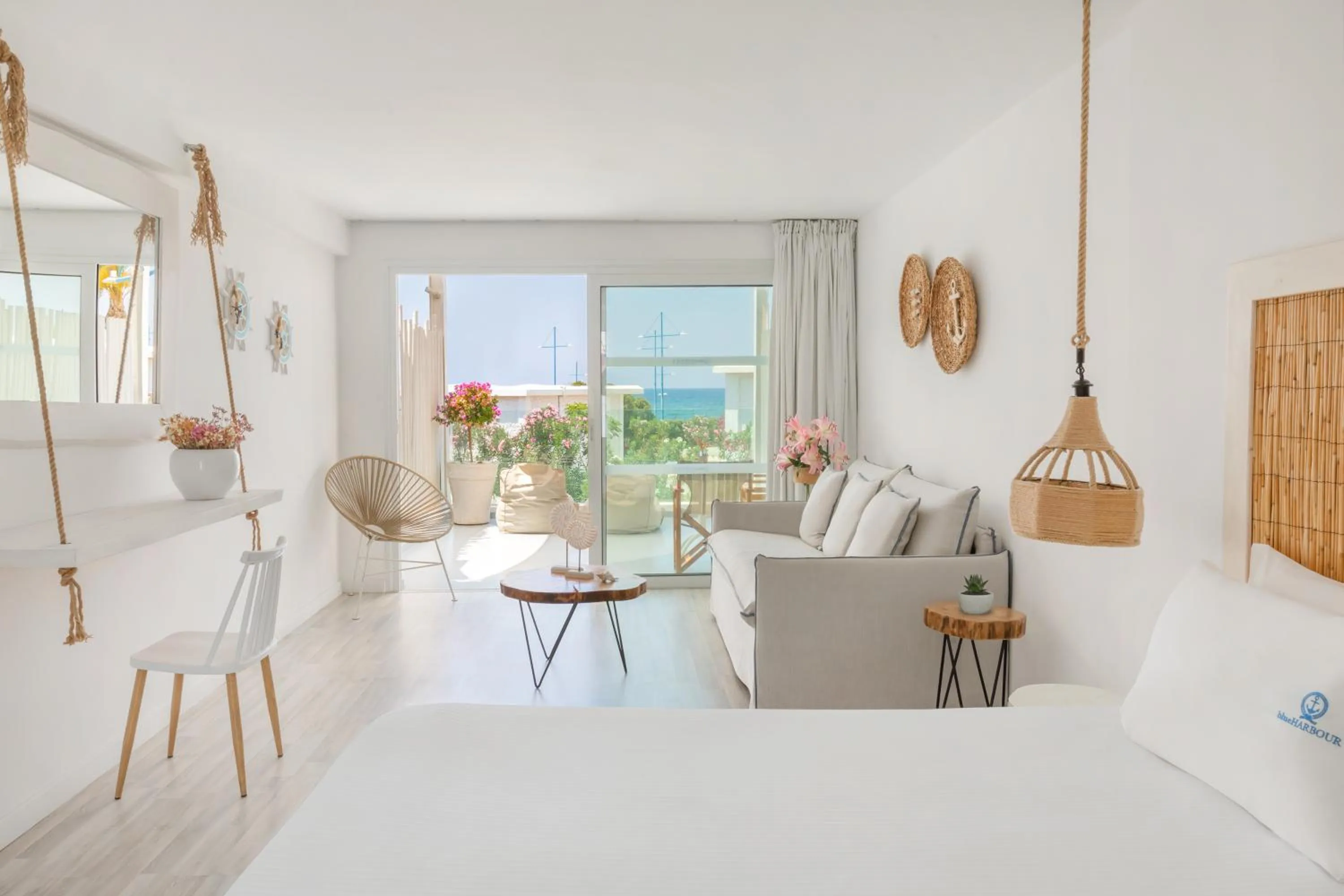 Bed in Blue Harbour Boutique