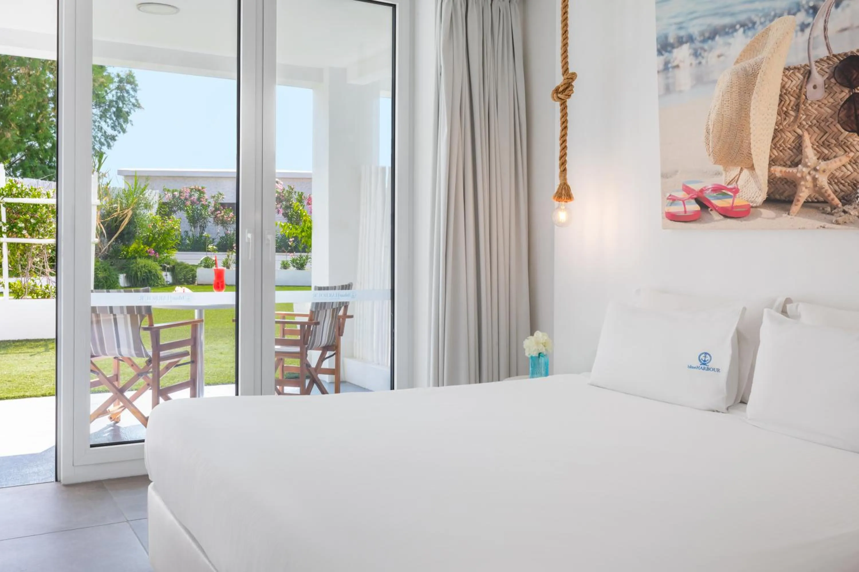 Bed in Blue Harbour Boutique