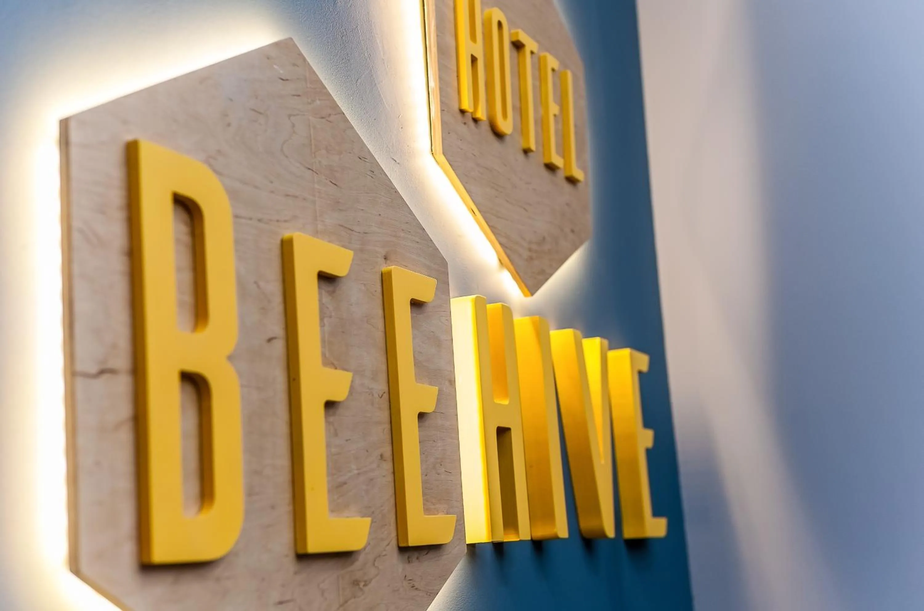 Property logo or sign in Beehive Hotel