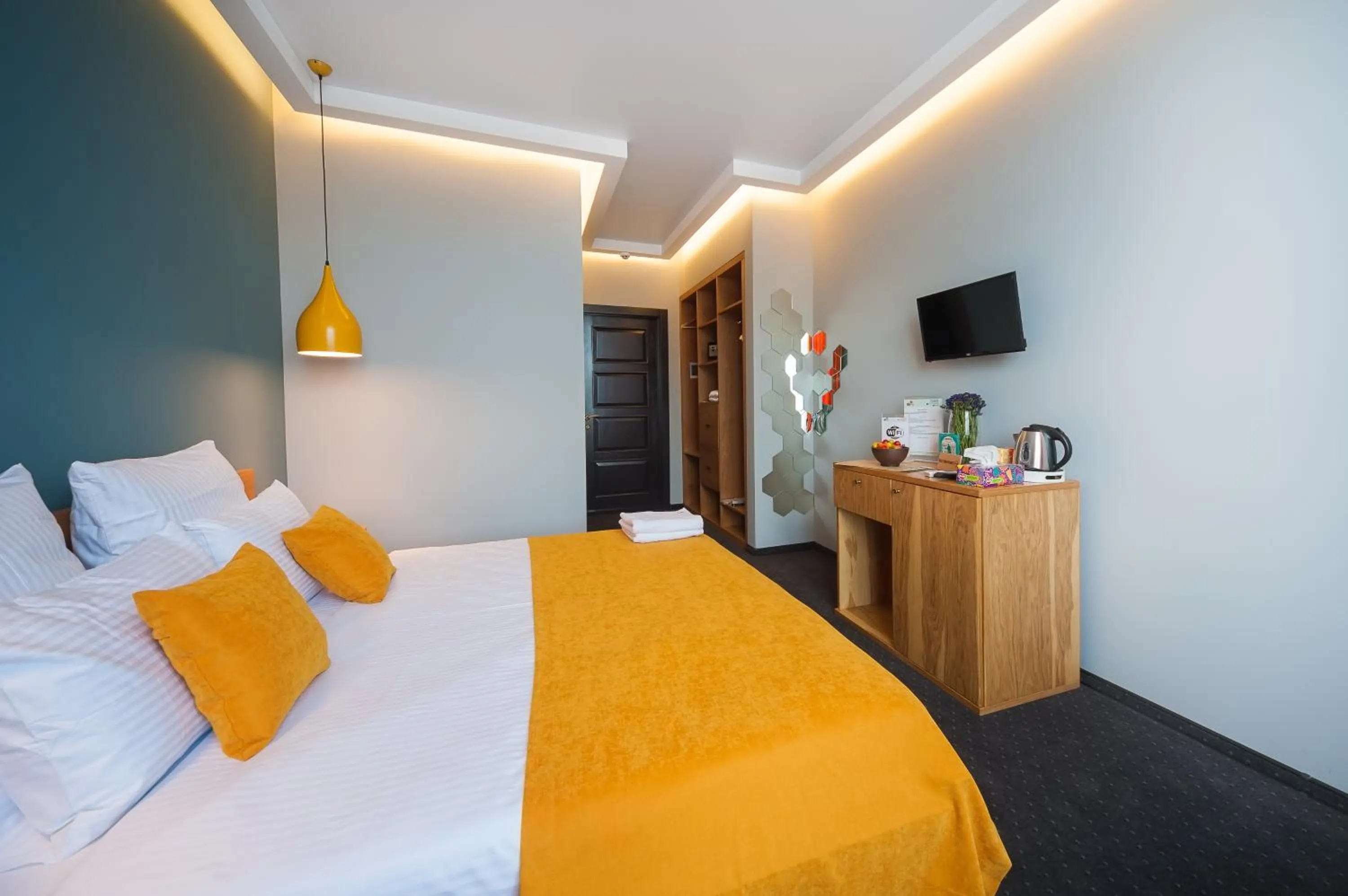 Bed in Beehive Hotel