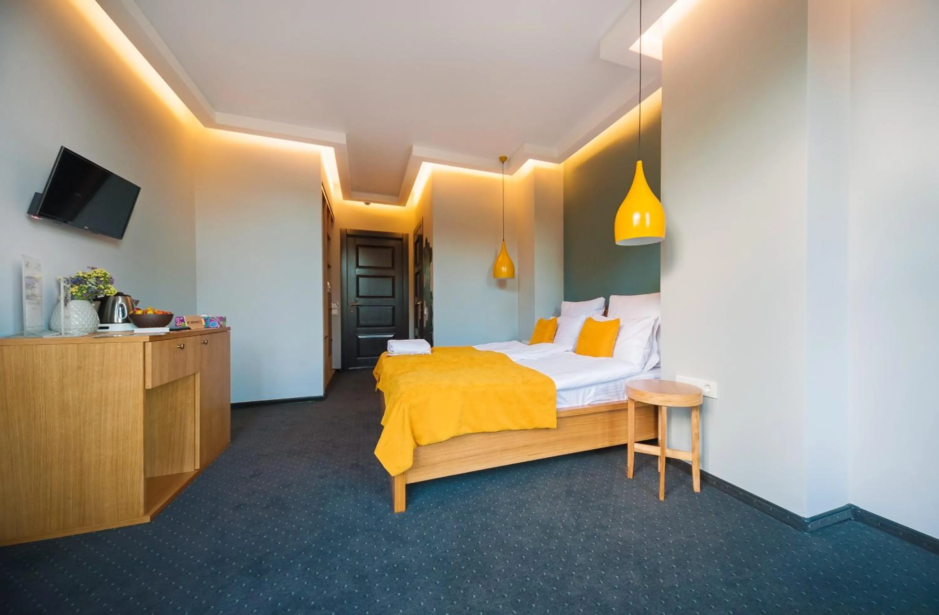 Bed in Beehive Hotel